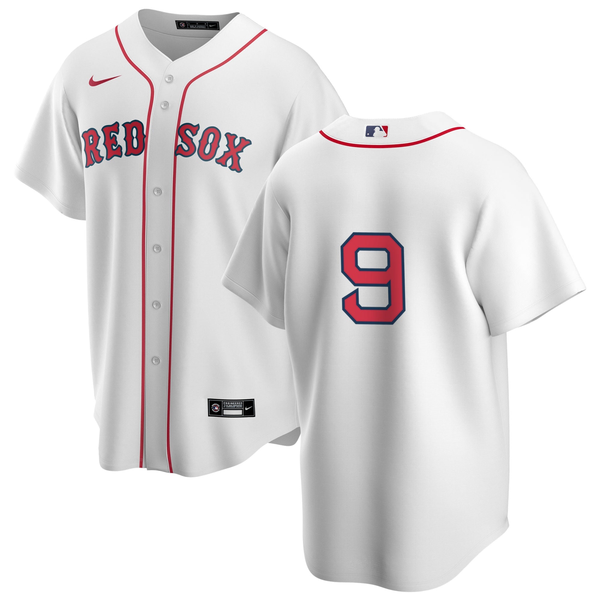 Men s Nike Boston Red Sox Ted Williams 9 Home Official Replica Player Jersey Official Team Jersey Sports Fan Apparel Official MLB Team Jersey