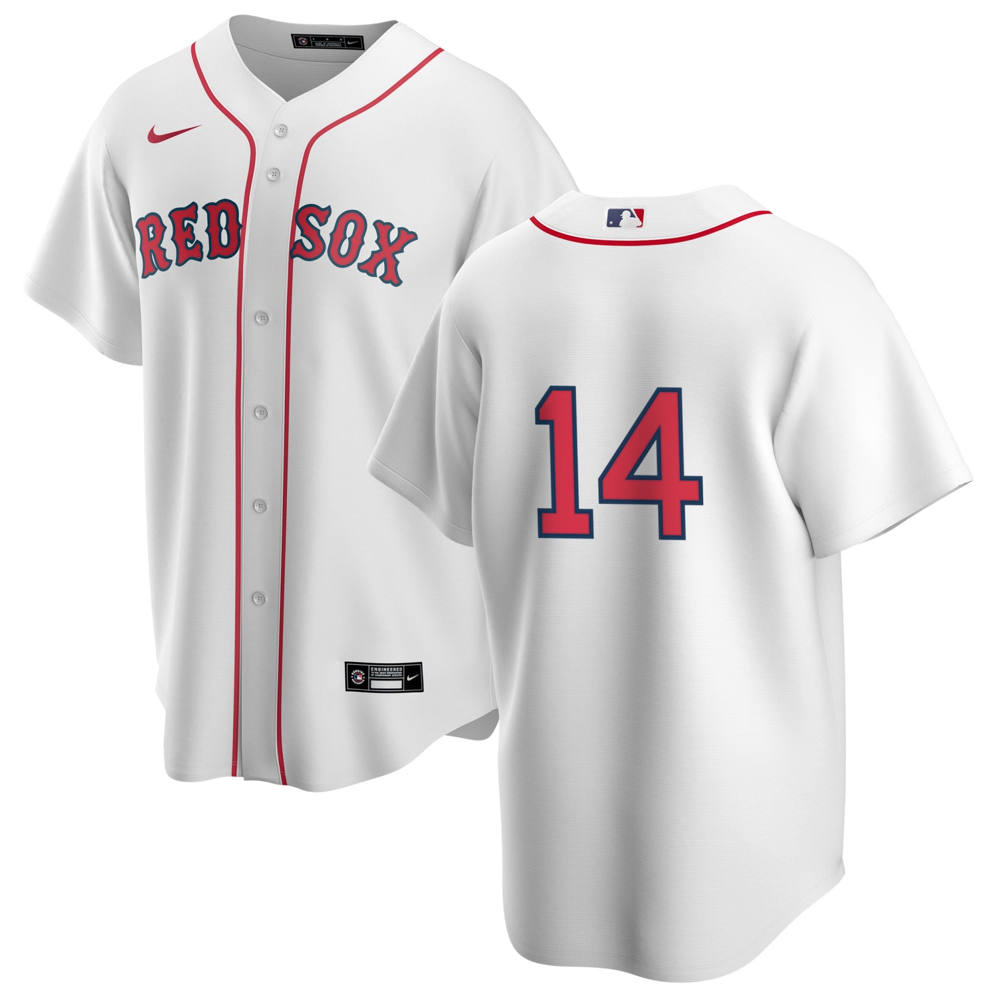 Men s Nike Boston Red Sox Jim Rice 14 Home Official Replica Player Jersey Official Team Jersey Sports Fan Apparel Official MLB Team Jersey Baseball