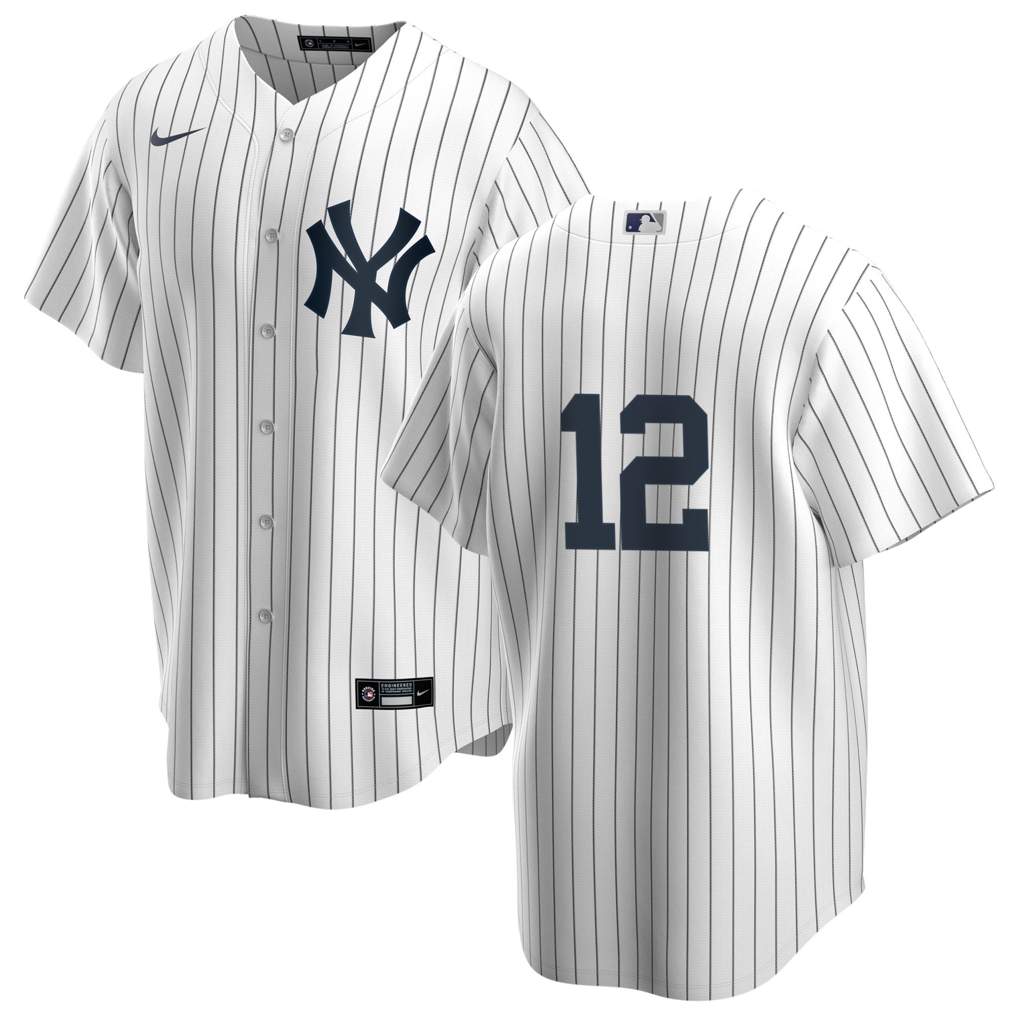 Men s Nike Wade Boggs 12 White New York Yankees Home Official Replica Player Jersey Official Team Jersey Sports Fan Apparel Official MLB Team Jersey