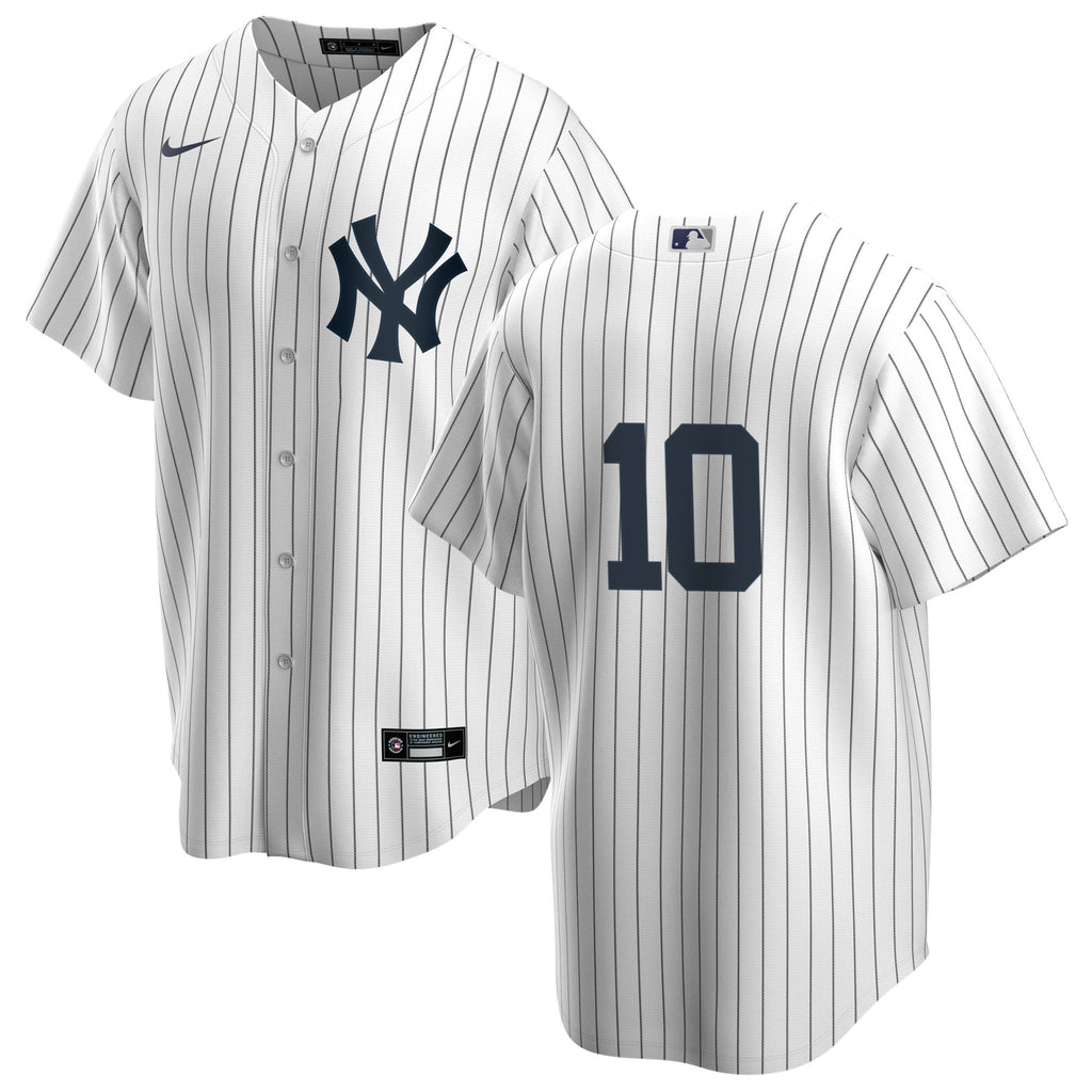 Men s Nike Phil Rizzuto 10 White New York Yankees Home Official Replica Player Jersey Official Team Jersey Sports Fan Apparel Official MLB Team