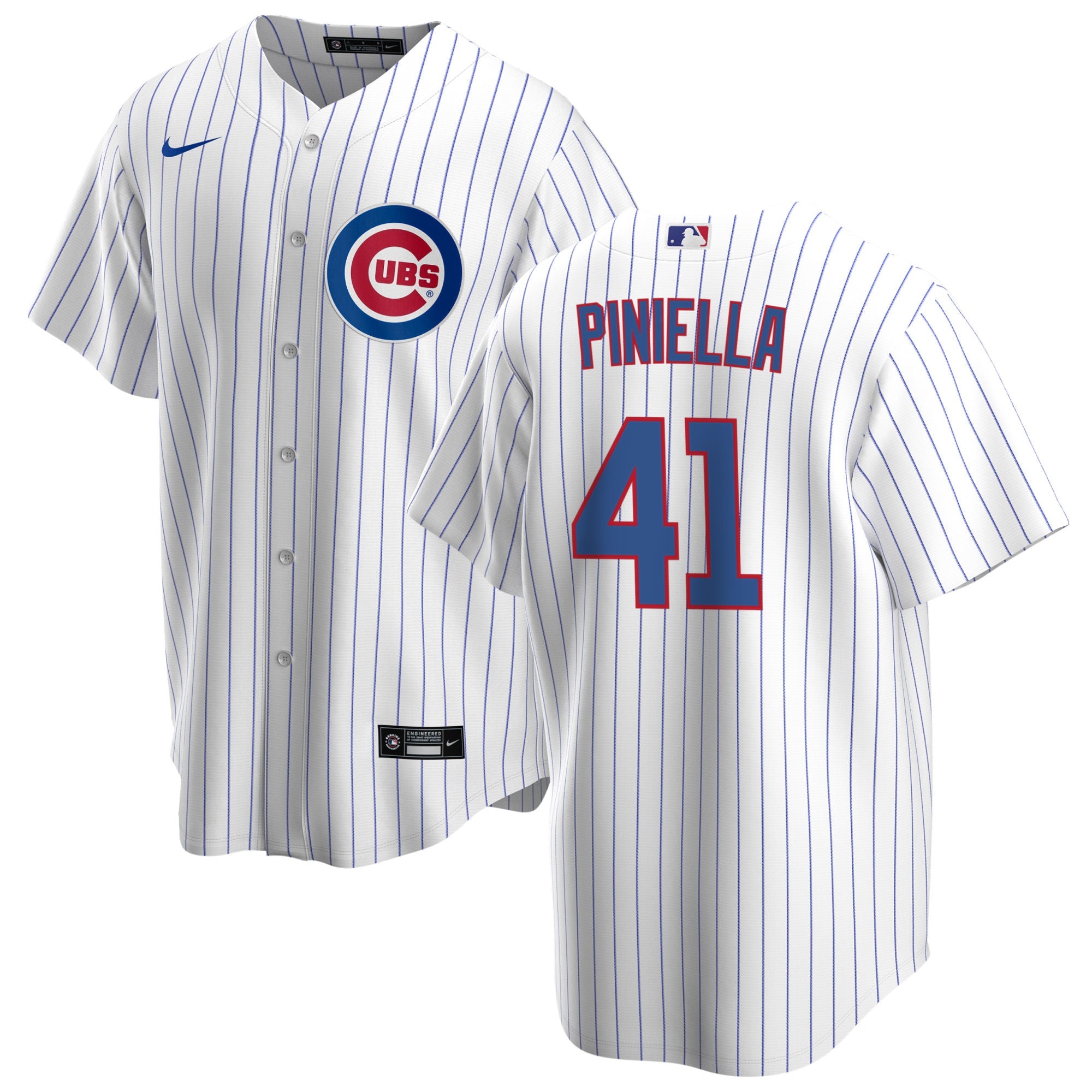 NIKE Men s Lou Piniella Chicago Cubs White Home Premium Stitch Replica Jersey Official Team Jersey Sports Fan Apparel Official MLB Team Jersey