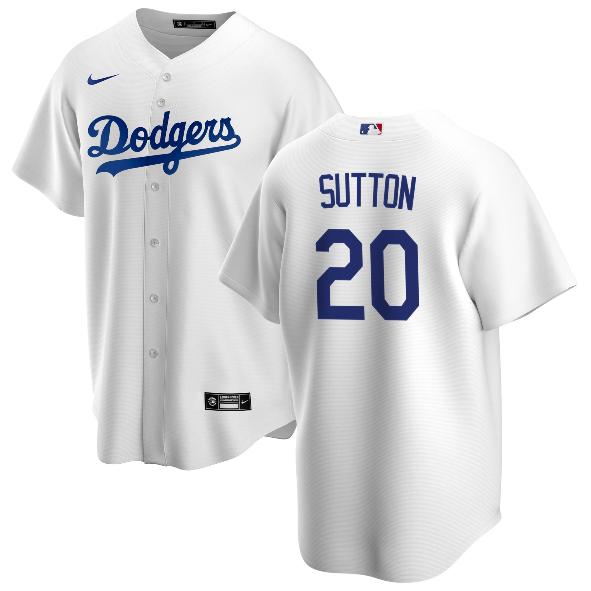 Men s Don Sutton Los Angeles Dodgers Nike White Home Replica Team Jersey Official Team Jersey Sports Fan Apparel Official MLB Team Jersey Baseball