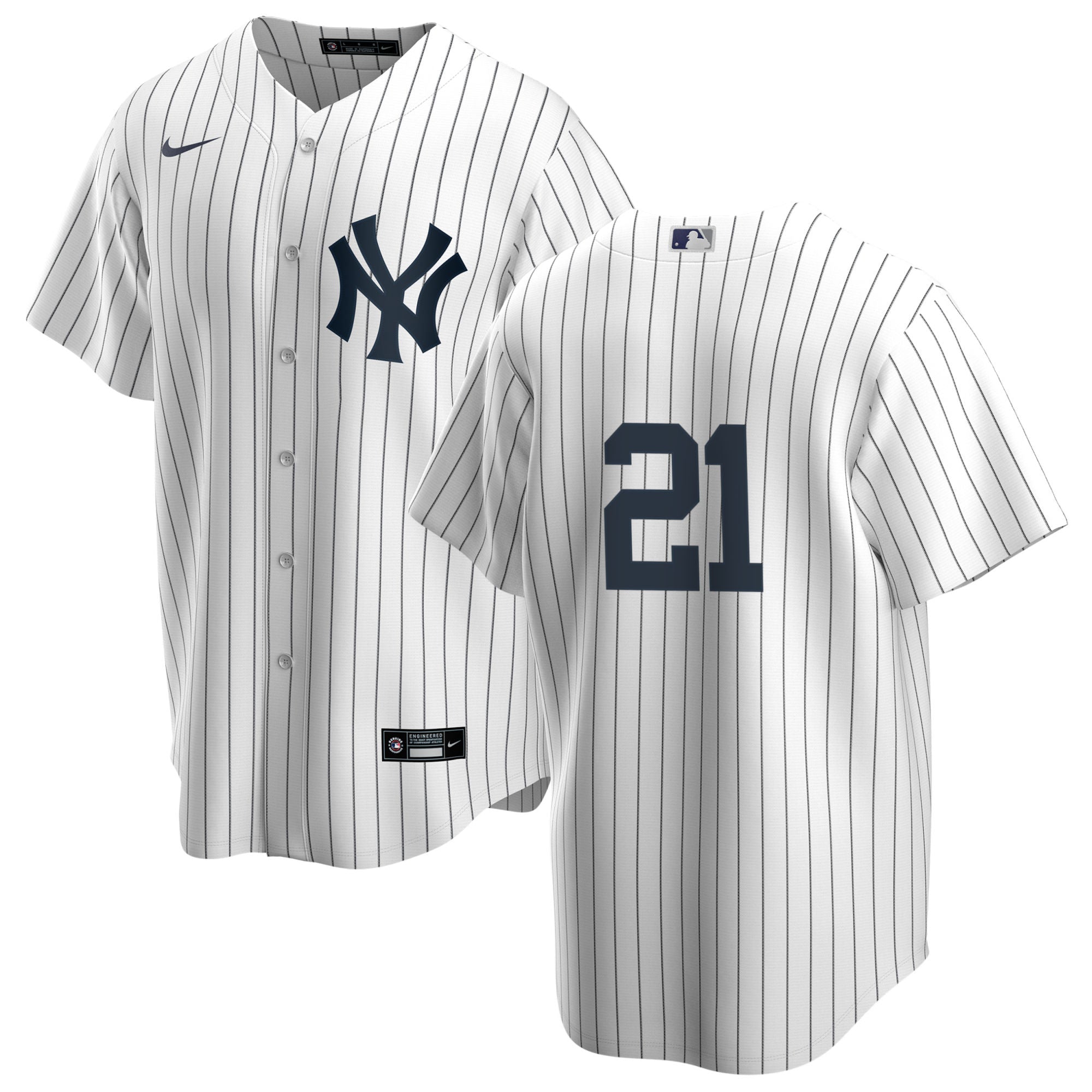 Men s Nike Paul O Neill 21 White New York Yankees Home Official Replica Player Jersey Official Team Jersey Sports Fan Apparel Official MLB Team