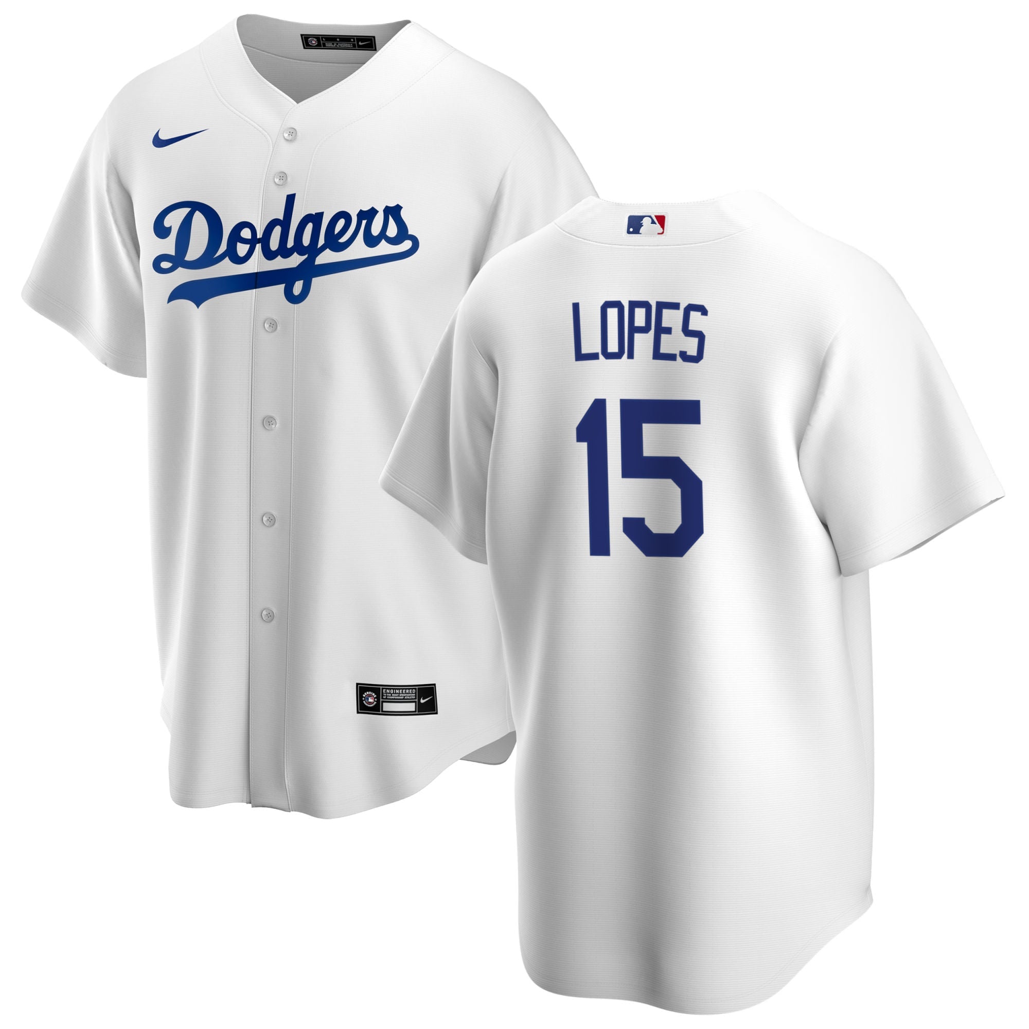 Men s Davey Lopes Los Angeles Dodgers Nike White Home Replica Team Jersey Official Team Jersey Sports Fan Apparel Official MLB Team Jersey Baseball
