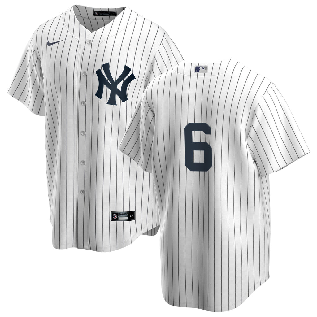 Men s Nike Roy White 6 White New York Yankees Home Official Replica Player Jersey Official Team Jersey Sports Fan Apparel Official MLB Team Jersey
