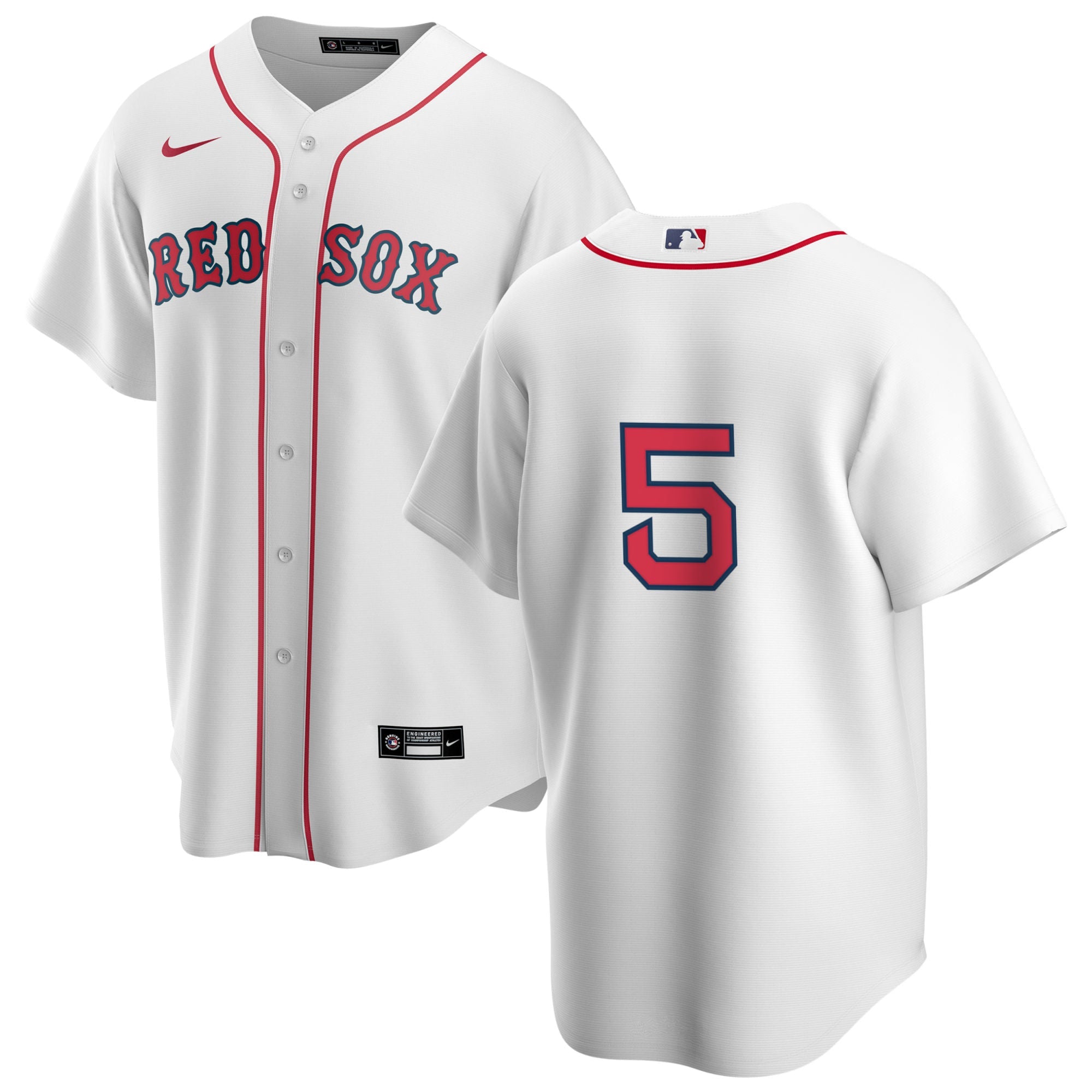 Men s Nike Boston Red Sox Nomar Garciaparra 5 Home Official Replica Player Jersey Official Team Jersey Sports Fan Apparel Official MLB Team Jersey