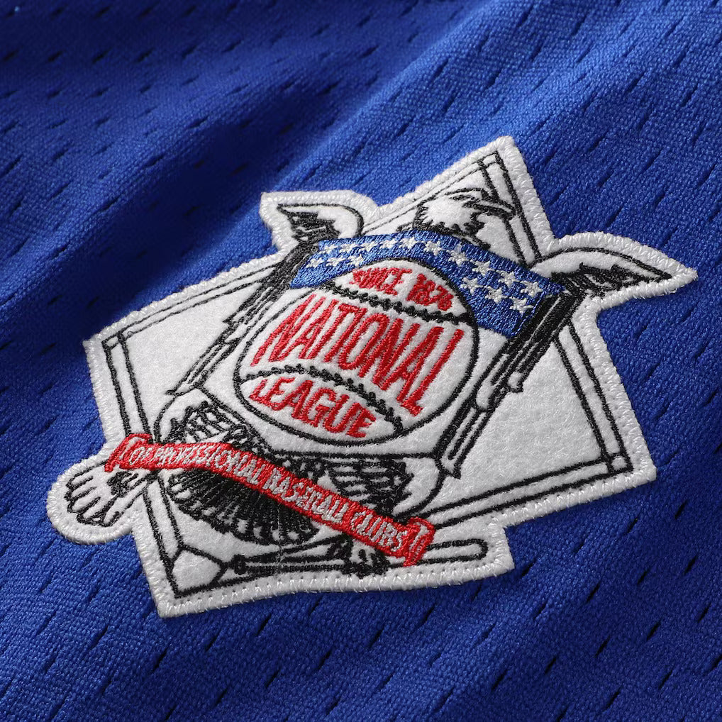 Mitchell And Ness Ryne Sandberg Chicago Cubs 1997 Authentic BP Button Down Jersey Official Team Jersey Sports Fan Apparel Official MLB Team Jersey