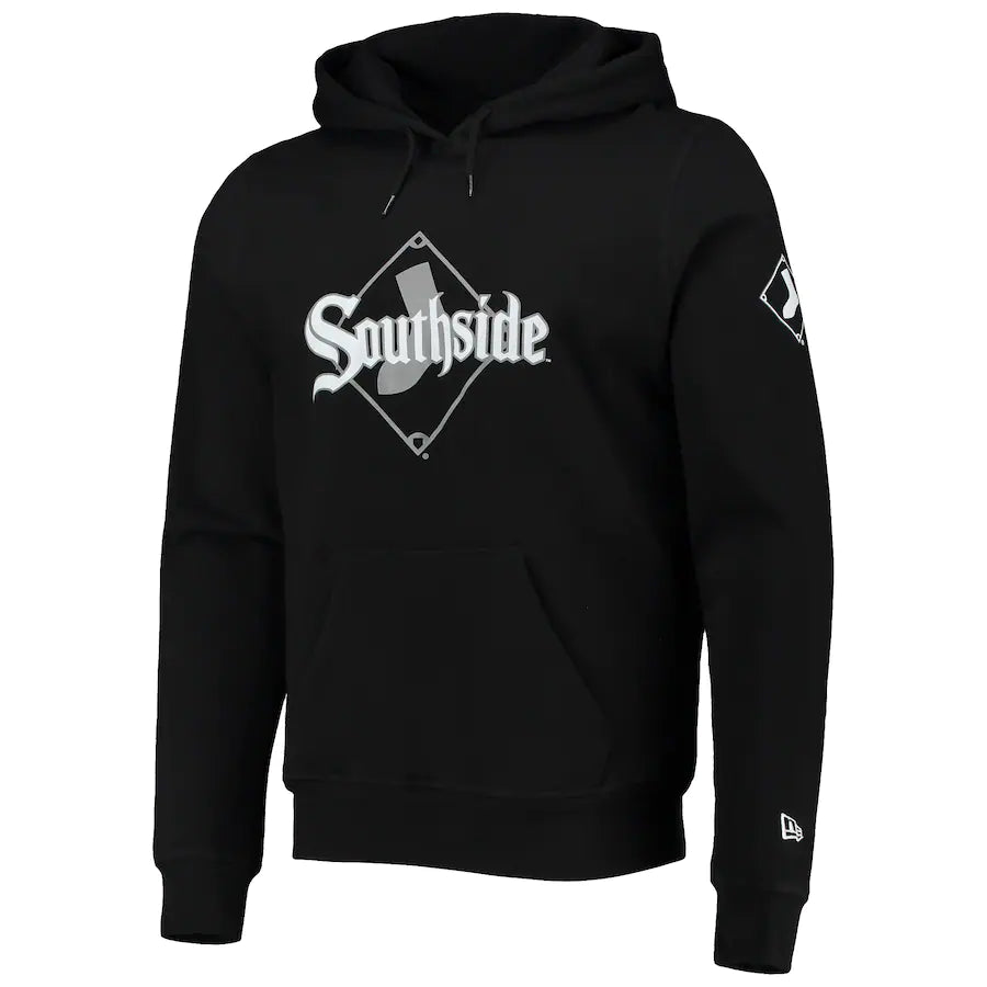 Chicago White Sox New Era City Connect Pullover Hoodie Black Comfort Hoodie Baseball Fan Apparel