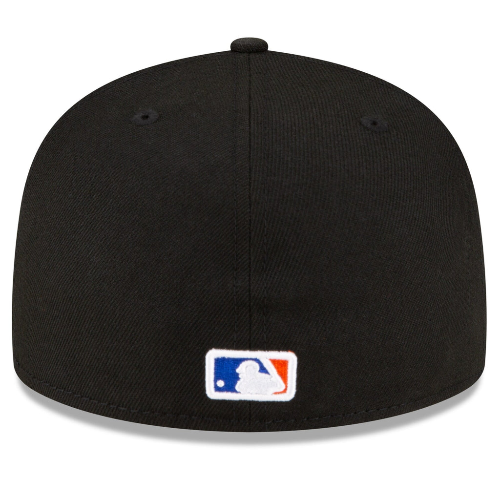 Men s New York Mets New Era Black Alternate Authentic Collection On Field 59FIFTY Fitted Hat Official Team Hat Sports Fan Cap Official MLB Team Hat