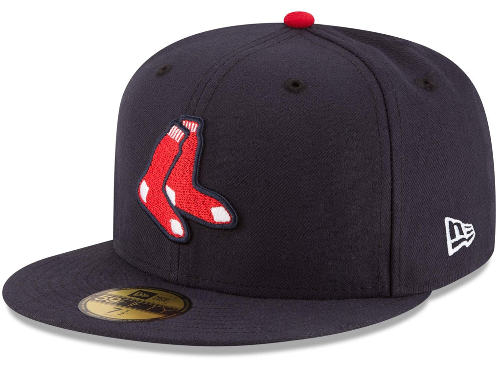 Men s Boston Red Sox New Era Navy Alternate Game Authentic Collection On-Field 59FIFTY Fitted Hat Official Team Hat Sports Fan Cap Official MLB Team