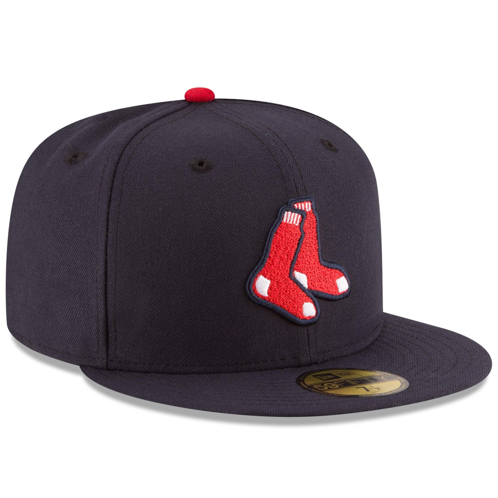 Men s Boston Red Sox New Era Navy Alternate Game Authentic Collection On-Field 59FIFTY Fitted Hat Official Team Hat Sports Fan Cap Official MLB Team