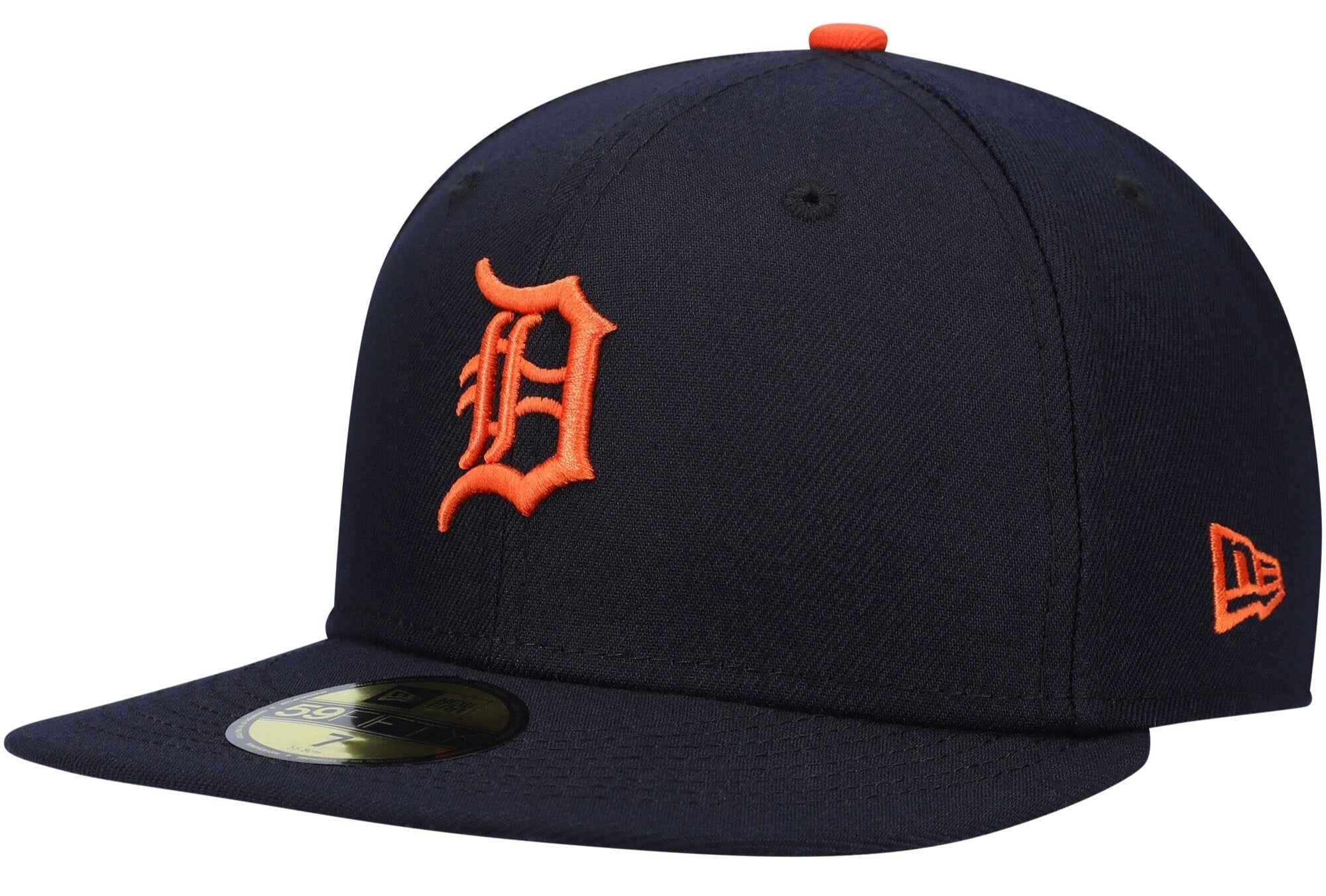 Men s Detroit Tigers New Era Navy Road Authentic Collection On-Field Logo 59FIFTY Fitted Hat Official Team Hat Sports Fan Cap Official MLB Team Hat