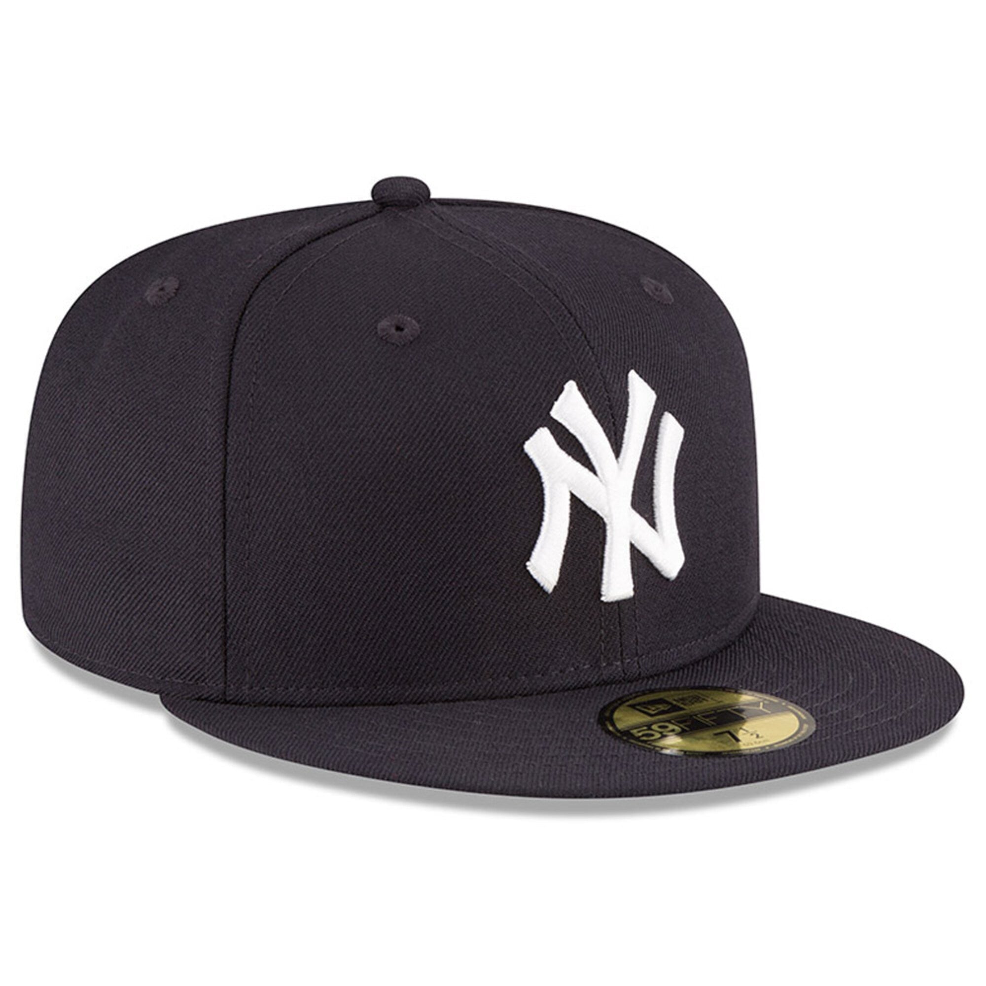 New York Yankees New Era 1996 World Series Wool 59FIFTY Fitted Hat - Navy Official Team Hat Sports Fan Cap Official MLB Team Hat Baseball Fan Cap