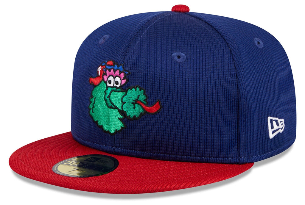 Philadelphia Phillies New Era Deep Blue 2025 Batting Practice 59FIFTY Fitted Hat Official Team Hat Sports Fan Cap Official MLB Team Hat Baseball Fan