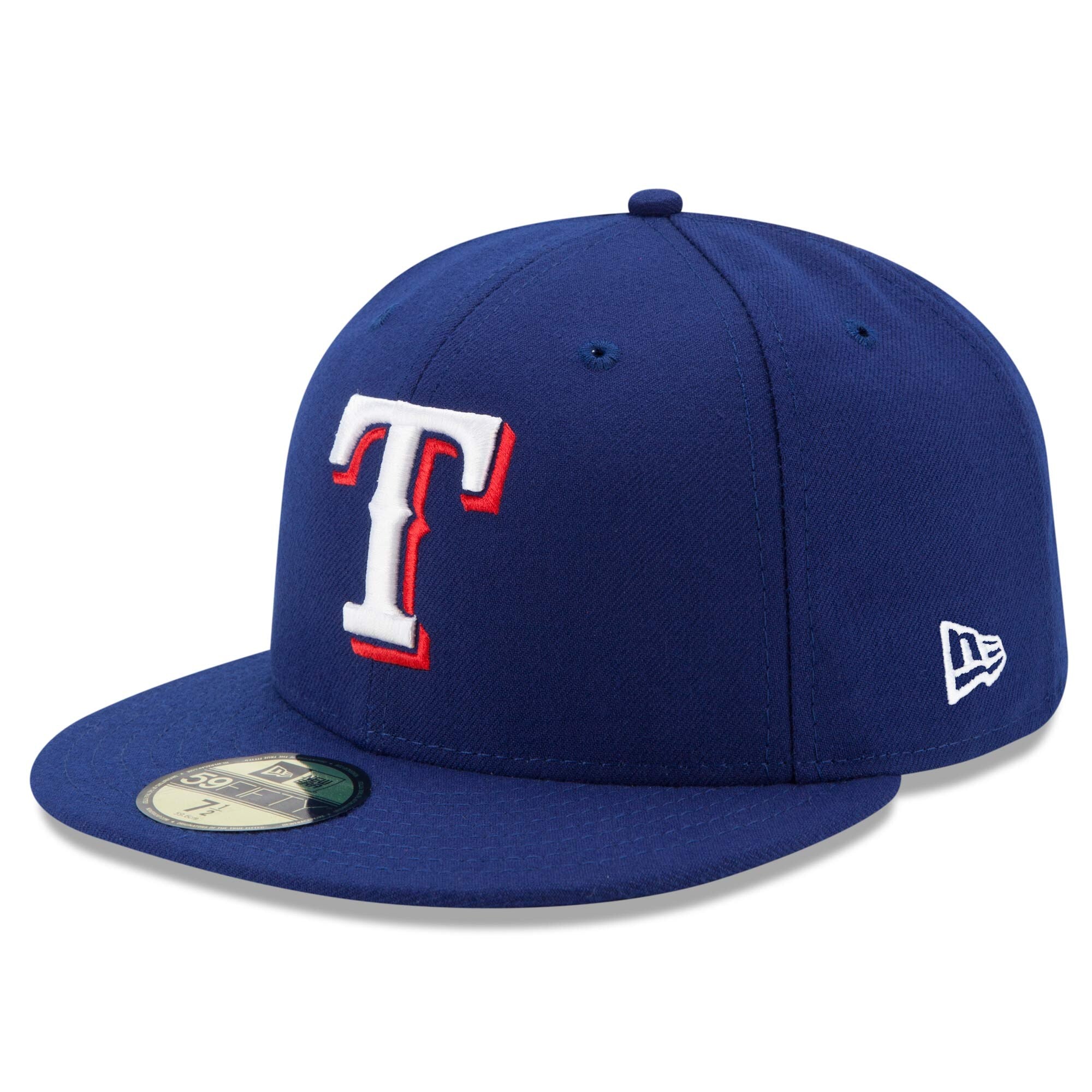 Men s Texas Rangers New Era Royal Blue Authentic Collection On-Field 59FIFTY Fitted Hat Official Team Hat Sports Fan Cap Official MLB Team Hat