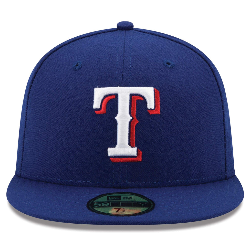Men s Texas Rangers New Era Royal Blue Authentic Collection On-Field 59FIFTY Fitted Hat Official Team Hat Sports Fan Cap Official MLB Team Hat