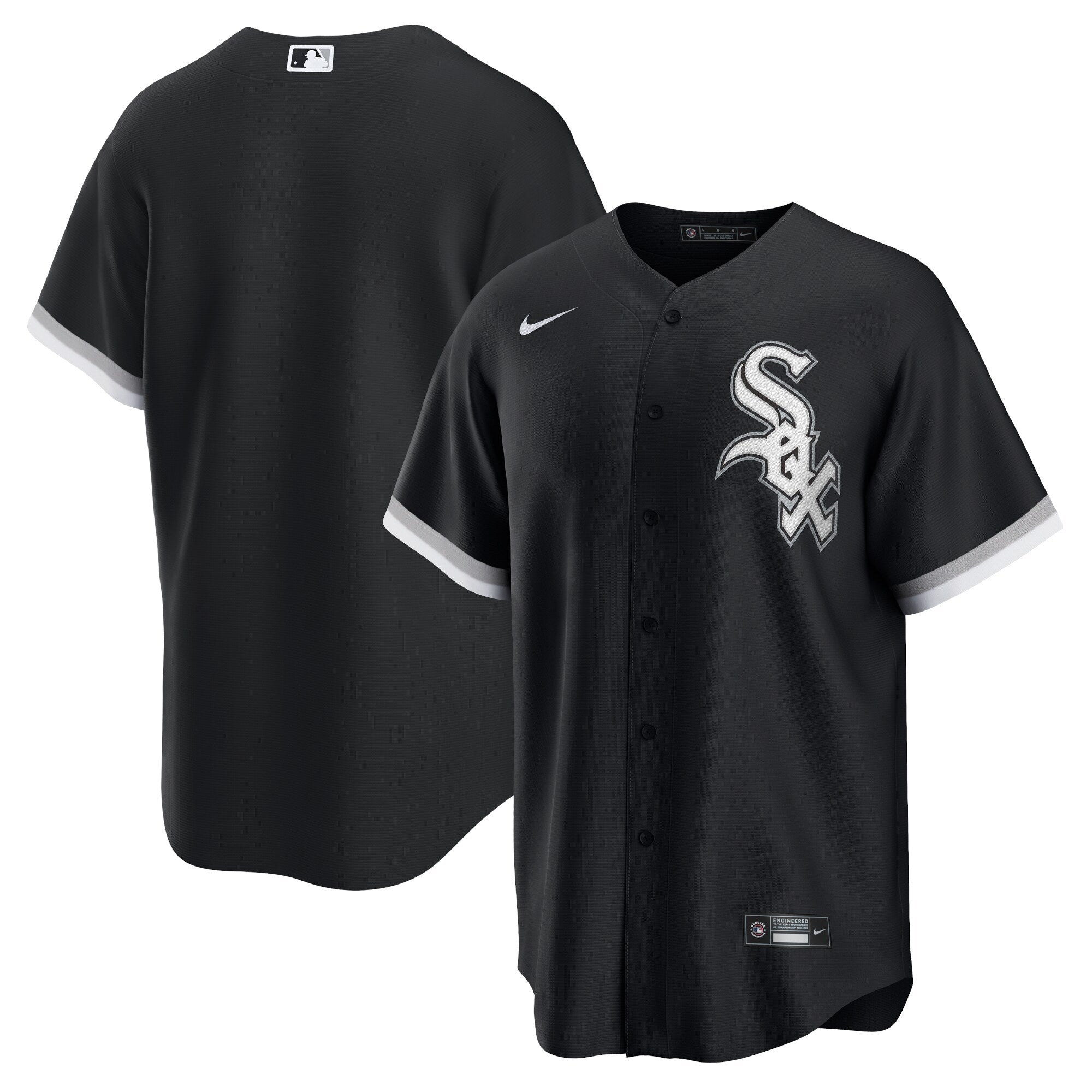 Men s Chicago White Sox Nike Black Alternate Replica Team Jersey Official Team Jersey Sports Fan Apparel Official MLB Team Jersey Baseball Fan Apparel