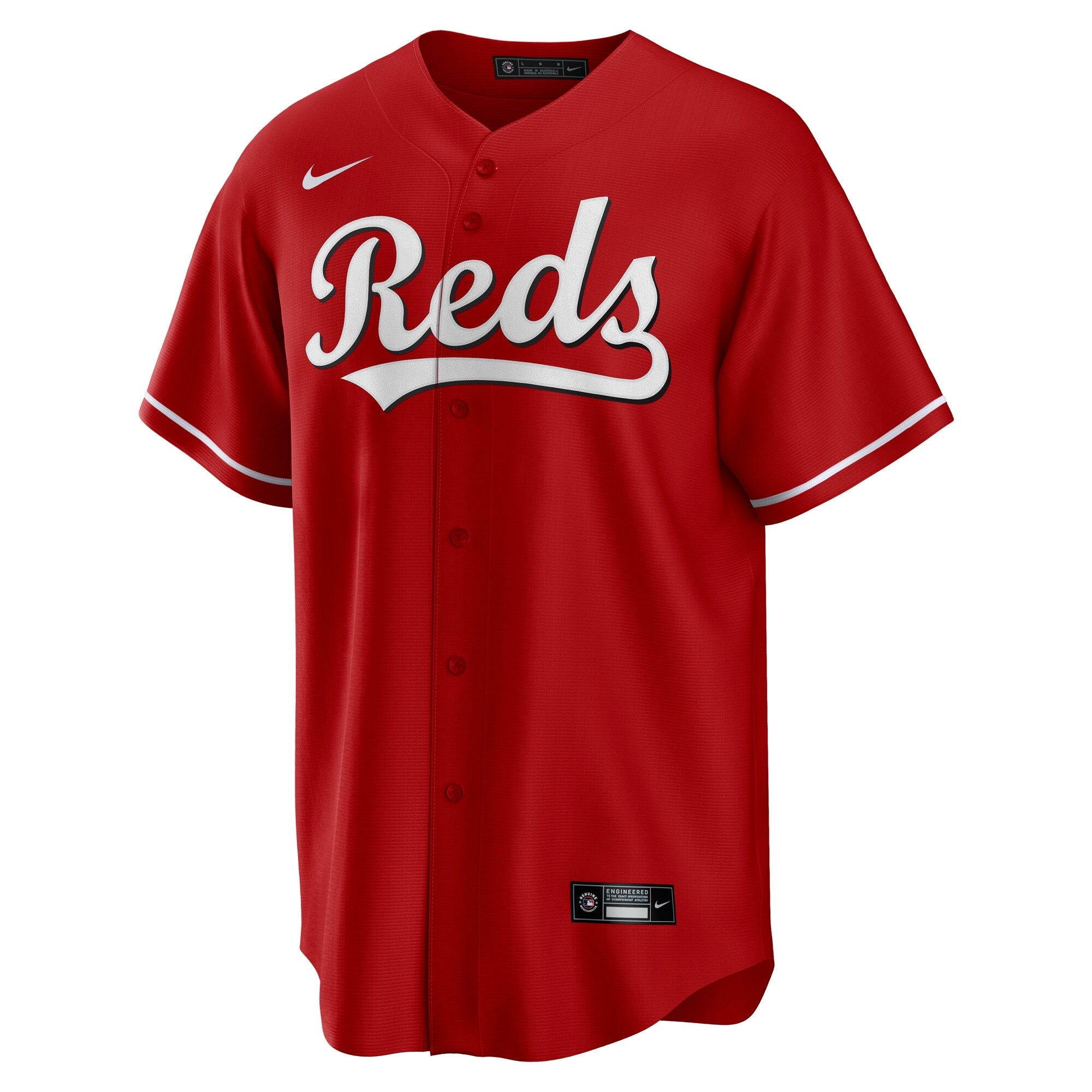 Men s Cincinnati Reds Nike Replica Alternate Scarlet Jersey Official Team Jersey Sports Fan Apparel Official MLB Team Jersey Baseball Fan Apparel