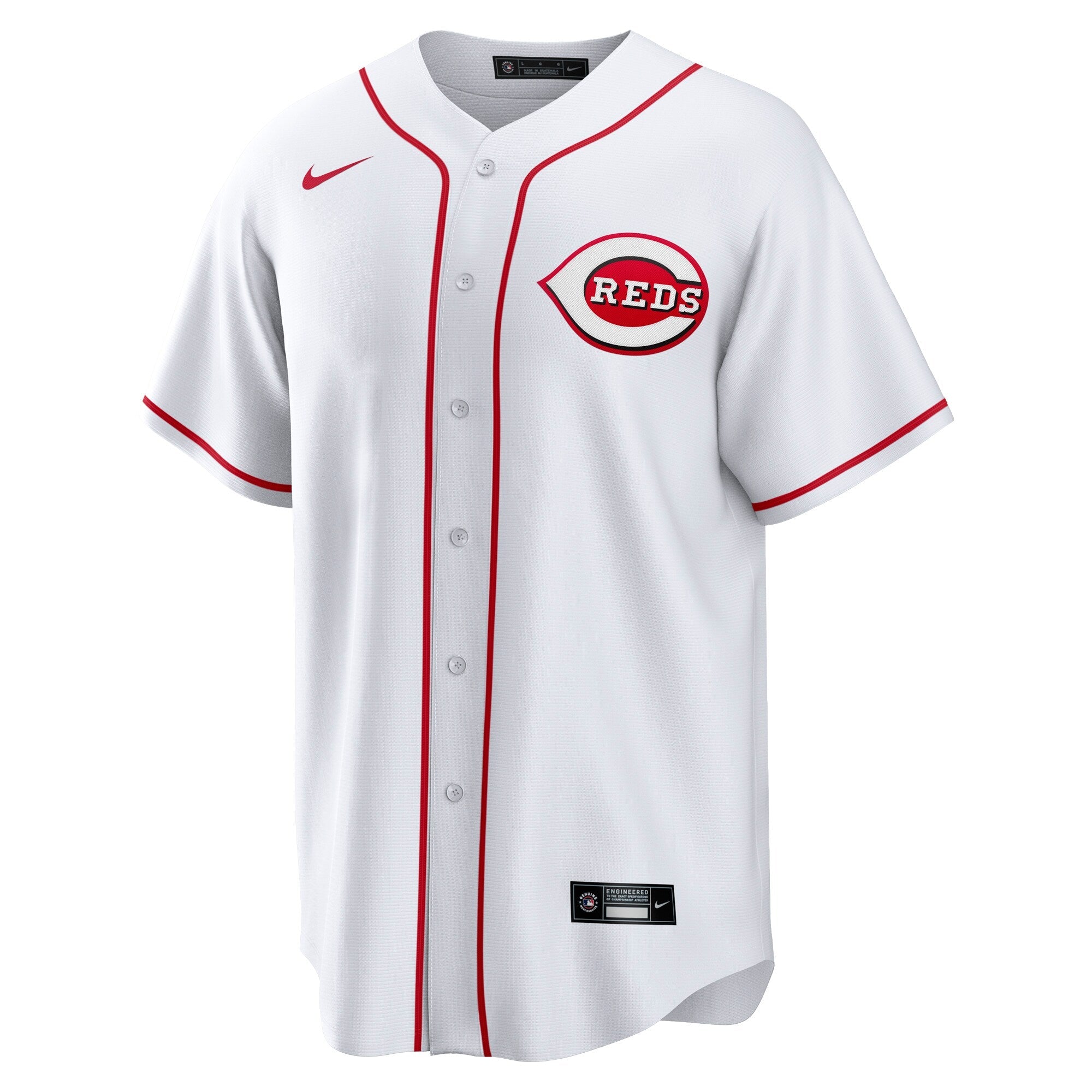 Men s Cincinnati Reds Elly De La Cruz Nike White Home Replica Jersey Official Team Jersey Sports Fan Apparel Official MLB Team Jersey Baseball Fan