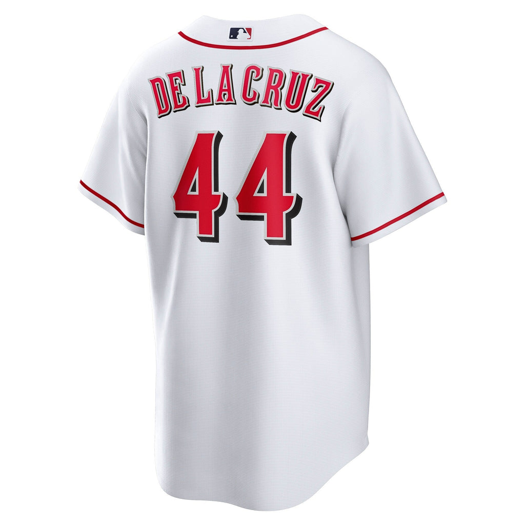 Men s Cincinnati Reds Elly De La Cruz Nike White Home Replica Jersey Official Team Jersey Sports Fan Apparel Official MLB Team Jersey Baseball Fan