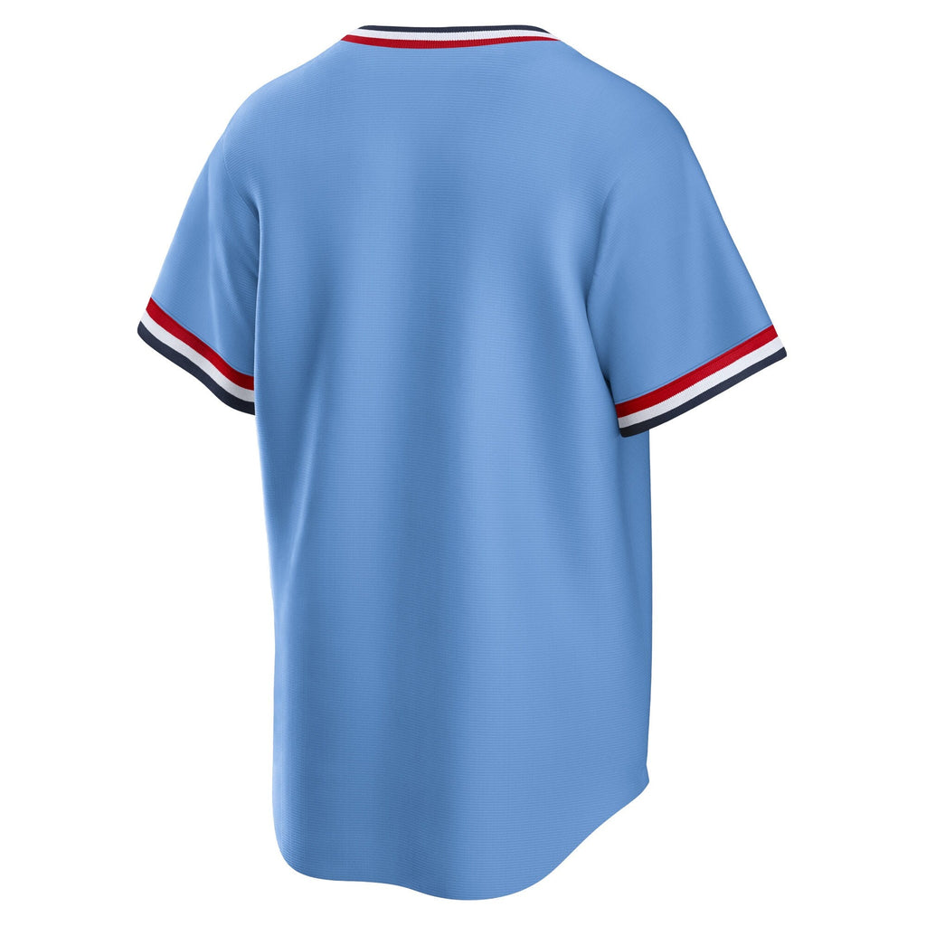 Men s St Louis Cardinals Nike Light Blue Road Cooperstown Collection Team Jersey Official Team Jersey Sports Fan Apparel Official MLB Team Jersey