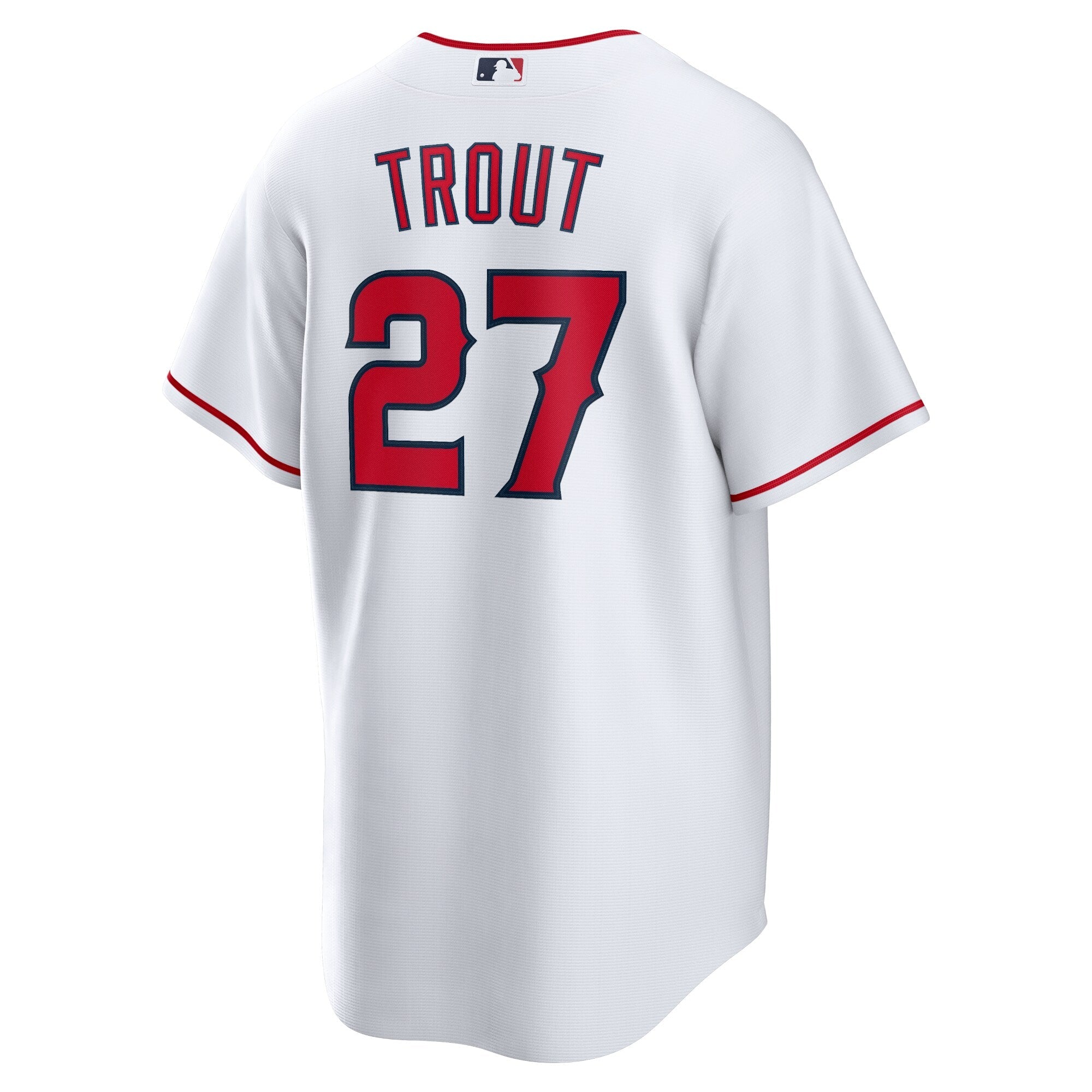Men s Los Angeles Angels Mike Trout Nike White Home Replica Player Jersey Official Team Jersey Sports Fan Apparel Official MLB Team Jersey Baseball