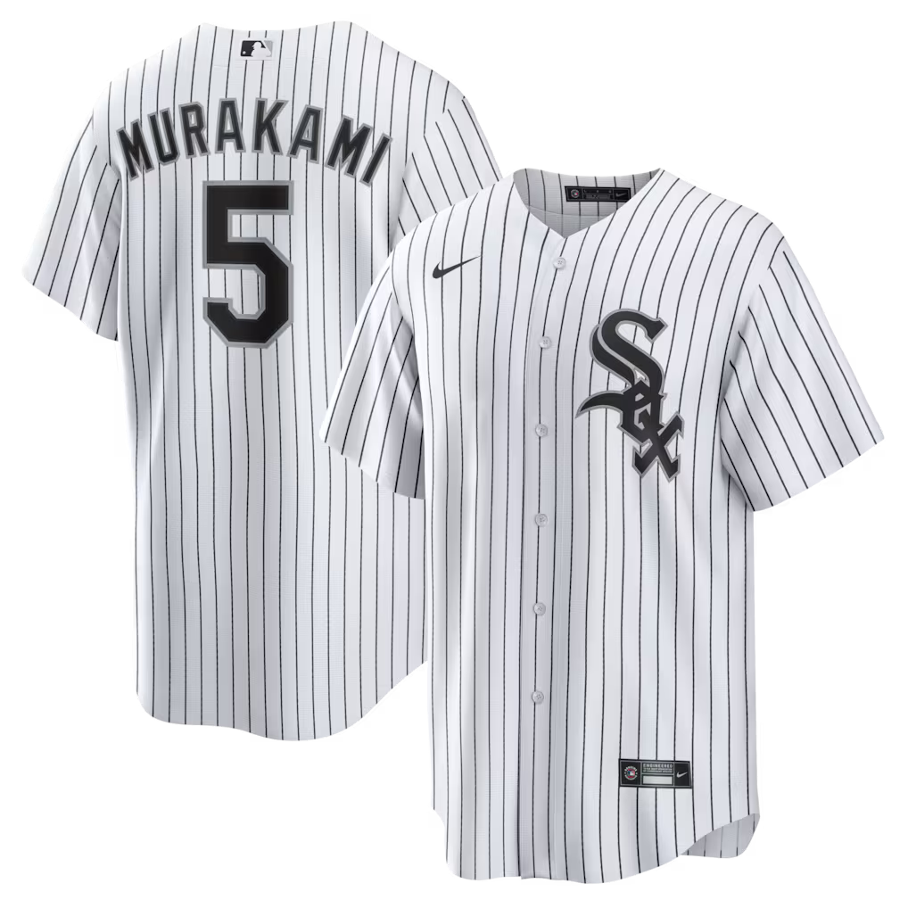 Men s Chicago White Sox Munetaka Murakami Nike White Home Replica Jersey Official Team Jersey Sports Fan Apparel Official MLB Team Jersey Baseball