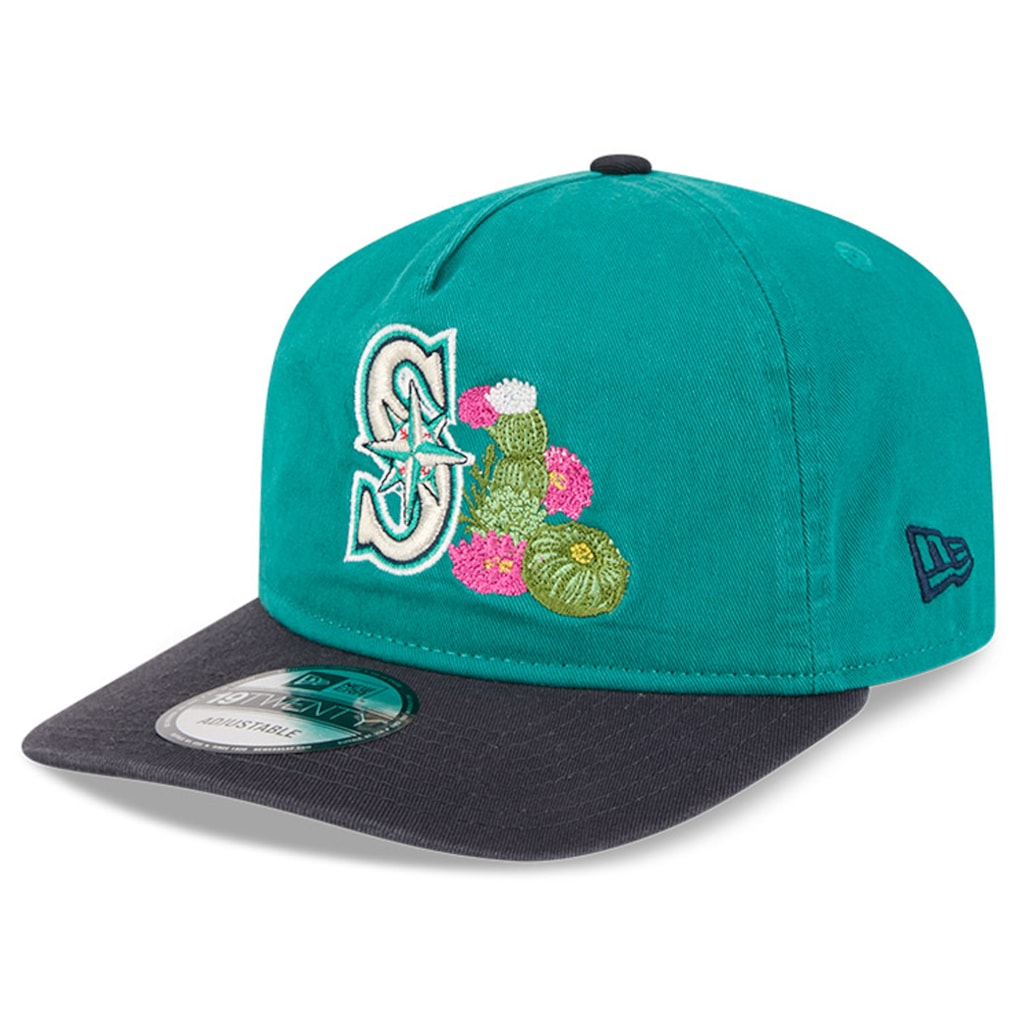 Seattle Mariners MLB 19Twenty Spring Training New Era Turquoise Blue Official Team Hat Sports Fan Cap Official MLB Team Hat Baseball Fan Cap