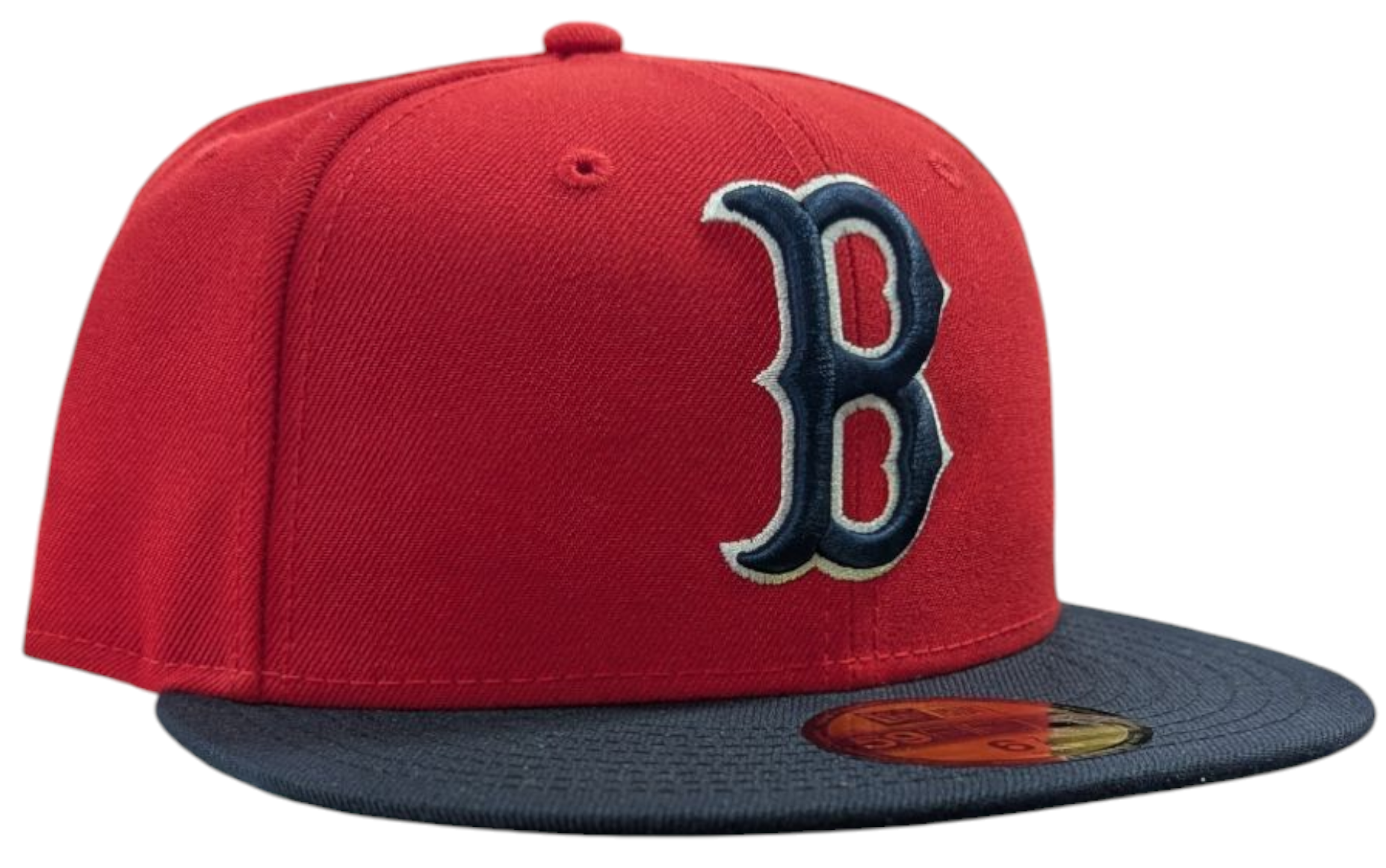 Boston Red Sox Cooperstown Collection 1975 New Era Classics 2 Tone Scarlet Red 59FIFTY Fitted Hat Official Team Hat Sports Fan Cap Official MLB Team