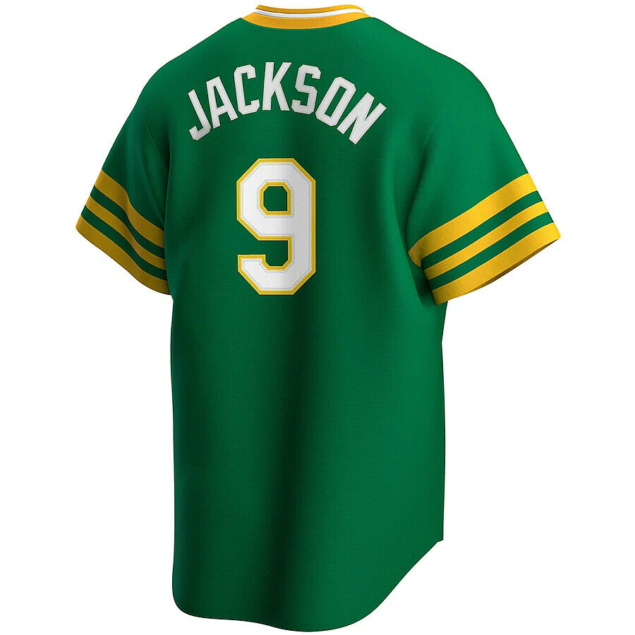 Reggie Jackson Oakland Athletics Nike Cooperstown Collection Player Jersey - Green Official Team Jersey Sports Fan Apparel Official MLB Team Jersey