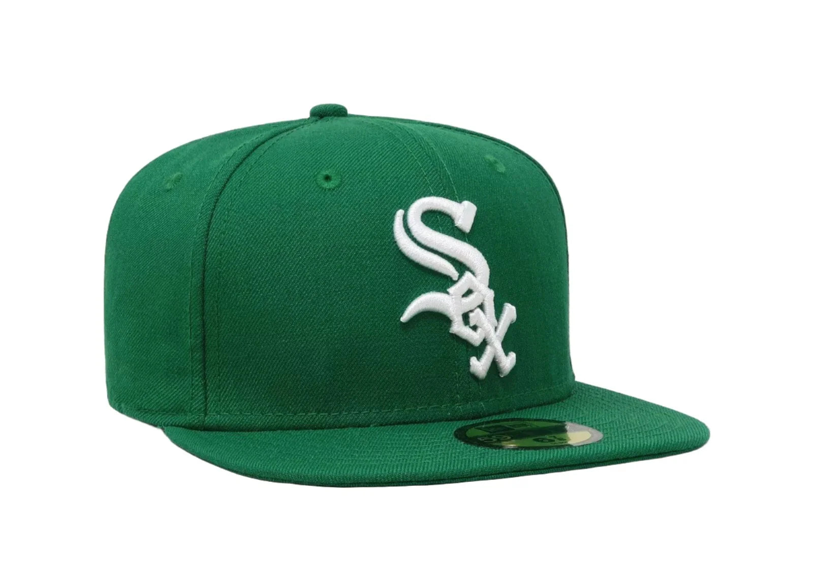 Chicago White Sox New Era Kelly Green Halfway To St Patrick s Day 59FIFTY Fitted Hat Official Team Hat Sports Fan Cap Official MLB Team Hat Baseball