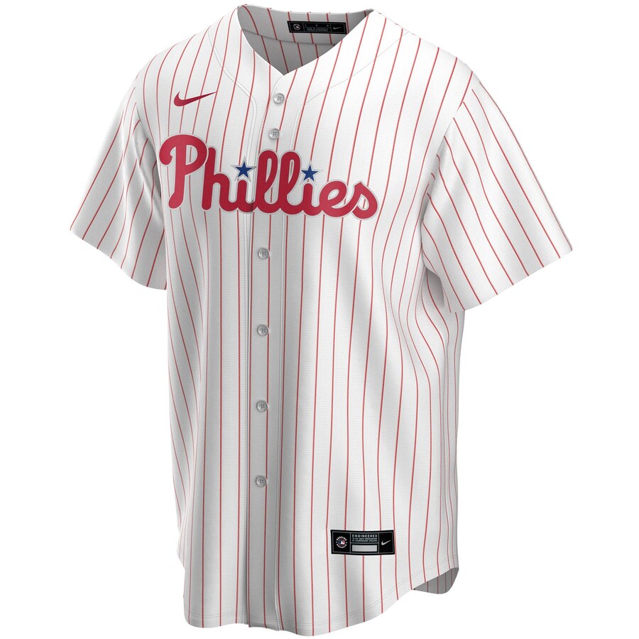 Men s Philadelphia Phillies Bryce Harper Nike White Home Replica Player Jersey Official Team Jersey Sports Fan Apparel Official MLB Team Jersey