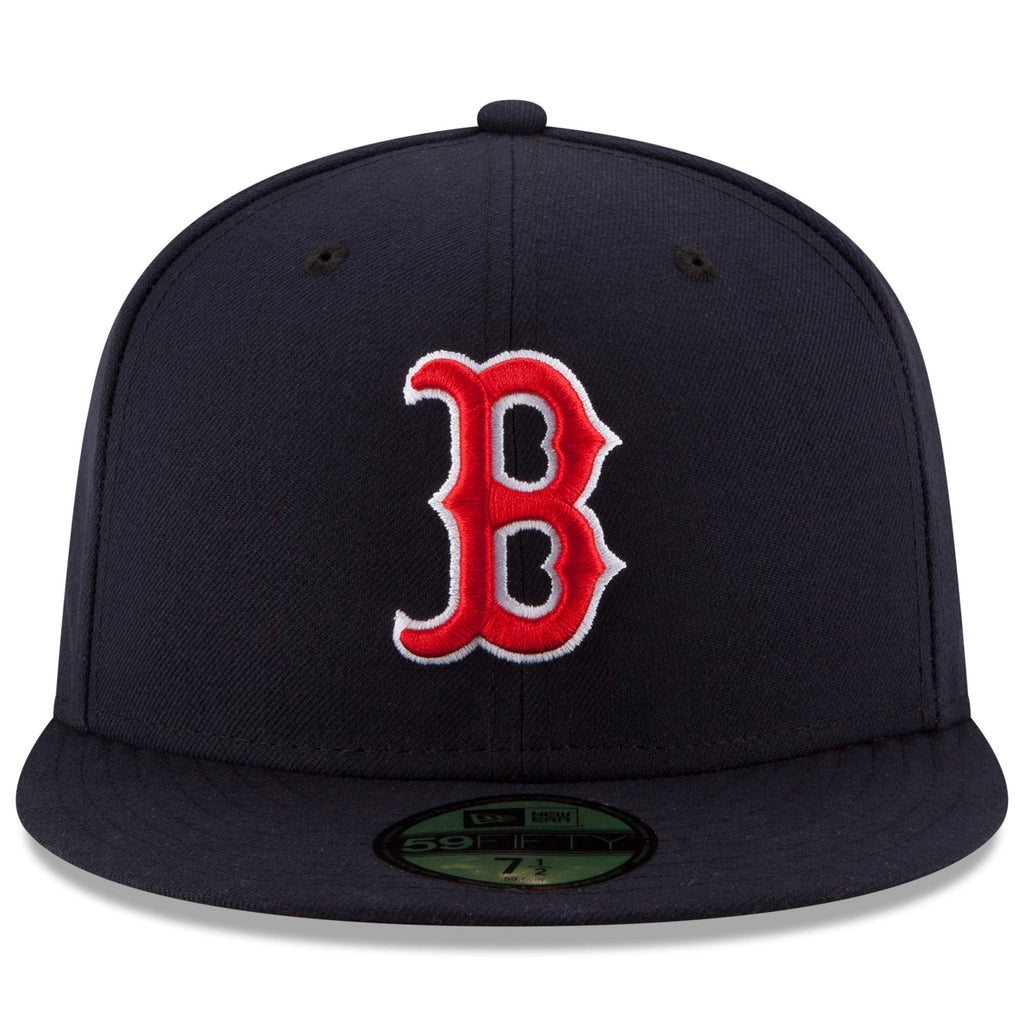 Men s Boston Red Sox New Era Navy Game Authentic Collection On-Field 59FIFTY Fitted Hat Official Team Hat Sports Fan Cap Official MLB Team Hat