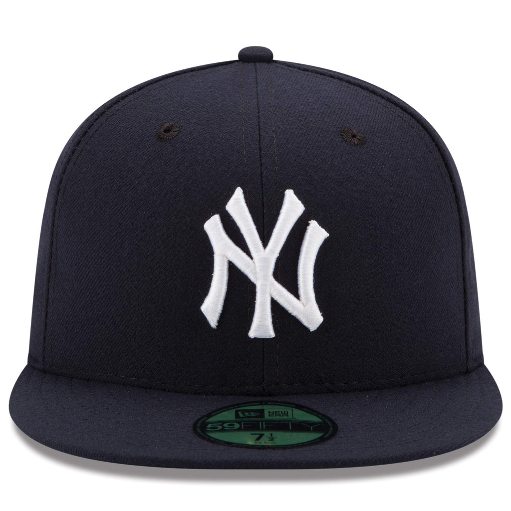 Men s New York Yankees New Era Navy Game Authentic Collection On-Field 59FIFTY Fitted Hat Official Team Hat Sports Fan Cap Official MLB Team Hat