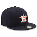 Men s Houston Astros New Era Navy Home Authentic Collection On Field 59FIFTY Fitted Hat Official Team Hat Sports Fan Cap Official MLB Team Hat