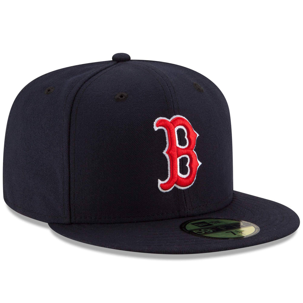 Men s Boston Red Sox New Era Navy Game Authentic Collection On-Field 59FIFTY Fitted Hat Official Team Hat Sports Fan Cap Official MLB Team Hat