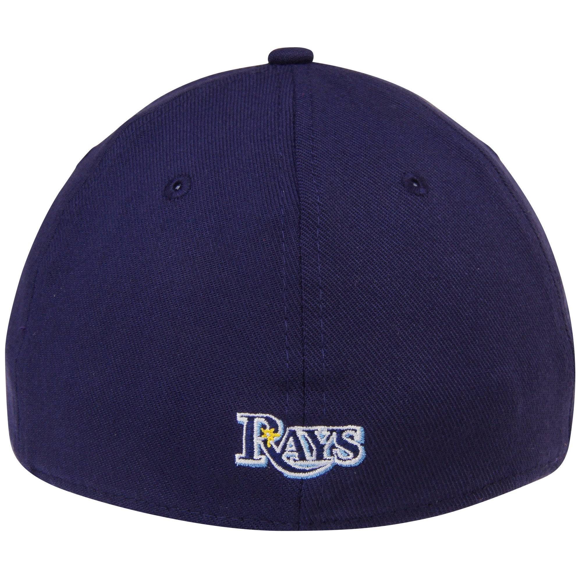 Men s Tampa Bay Rays New Era Navy MLB Team Classic 39THIRTY Flex Hat Official Team Hat Sports Fan Cap Official MLB Team Hat Baseball Fan Cap
