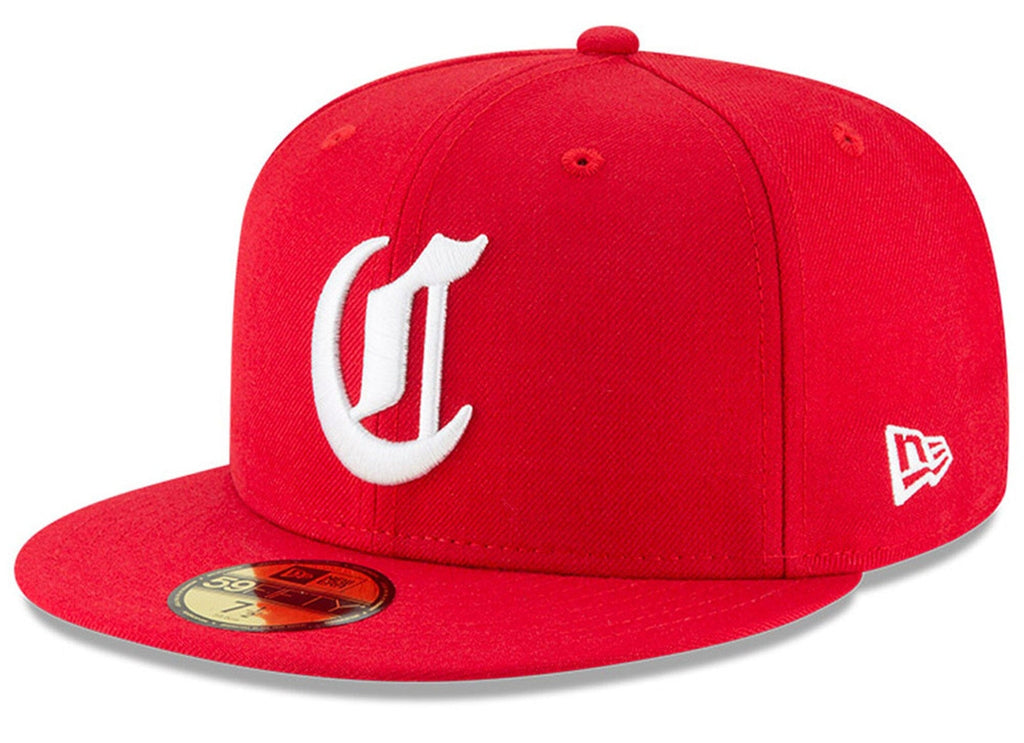 Men s Cincinnati Reds New Era Red Cooperstown Collection 1869 59FIFTY Fitted Hat Official Team Hat Sports Fan Cap Official MLB Team Hat Baseball Fan