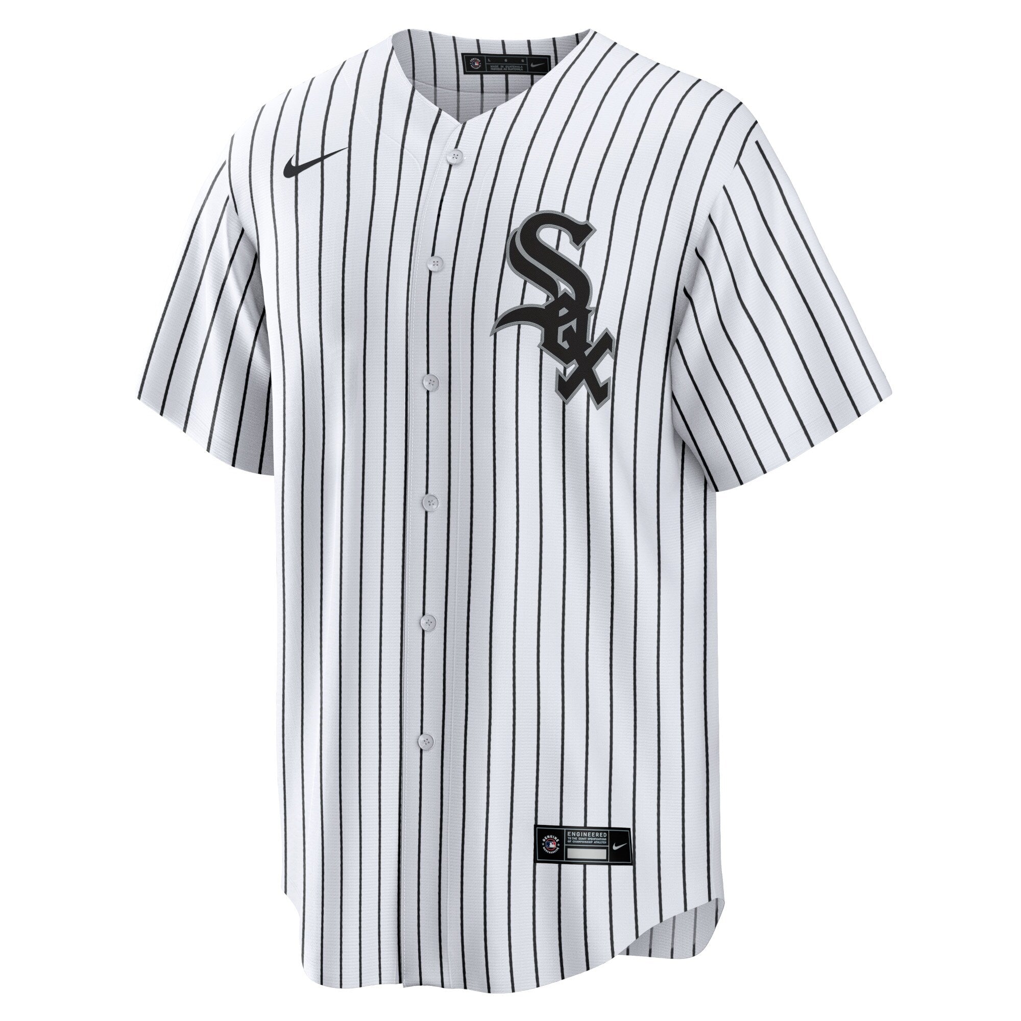 Men s Chicago White Sox Luis Robert Nike White Replica Player Name Jersey Official Team Jersey Sports Fan Apparel Official MLB Team Jersey Baseball