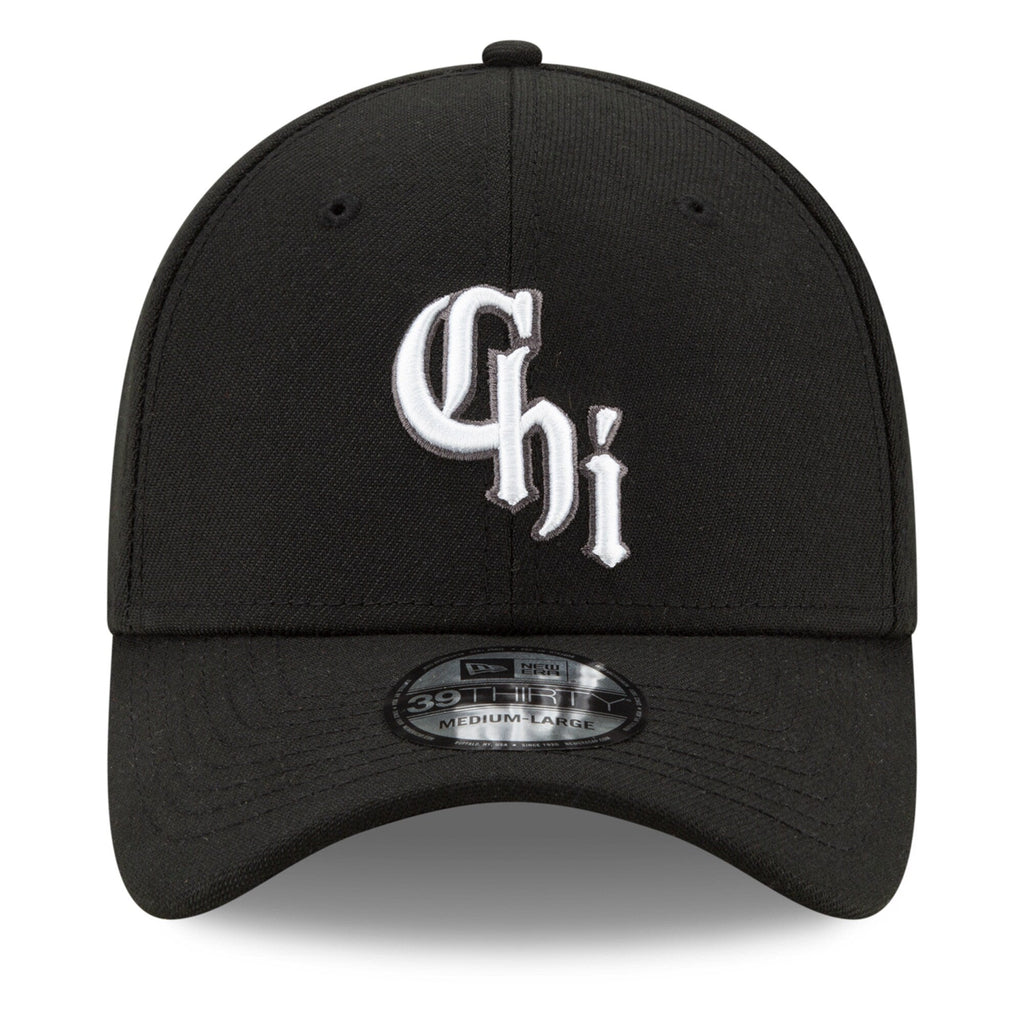 Men s Chicago White Sox New Era Black City Connect 39THIRTY Flex Hat Official Team Hat Sports Fan Cap Official MLB Team Hat Baseball Fan Cap