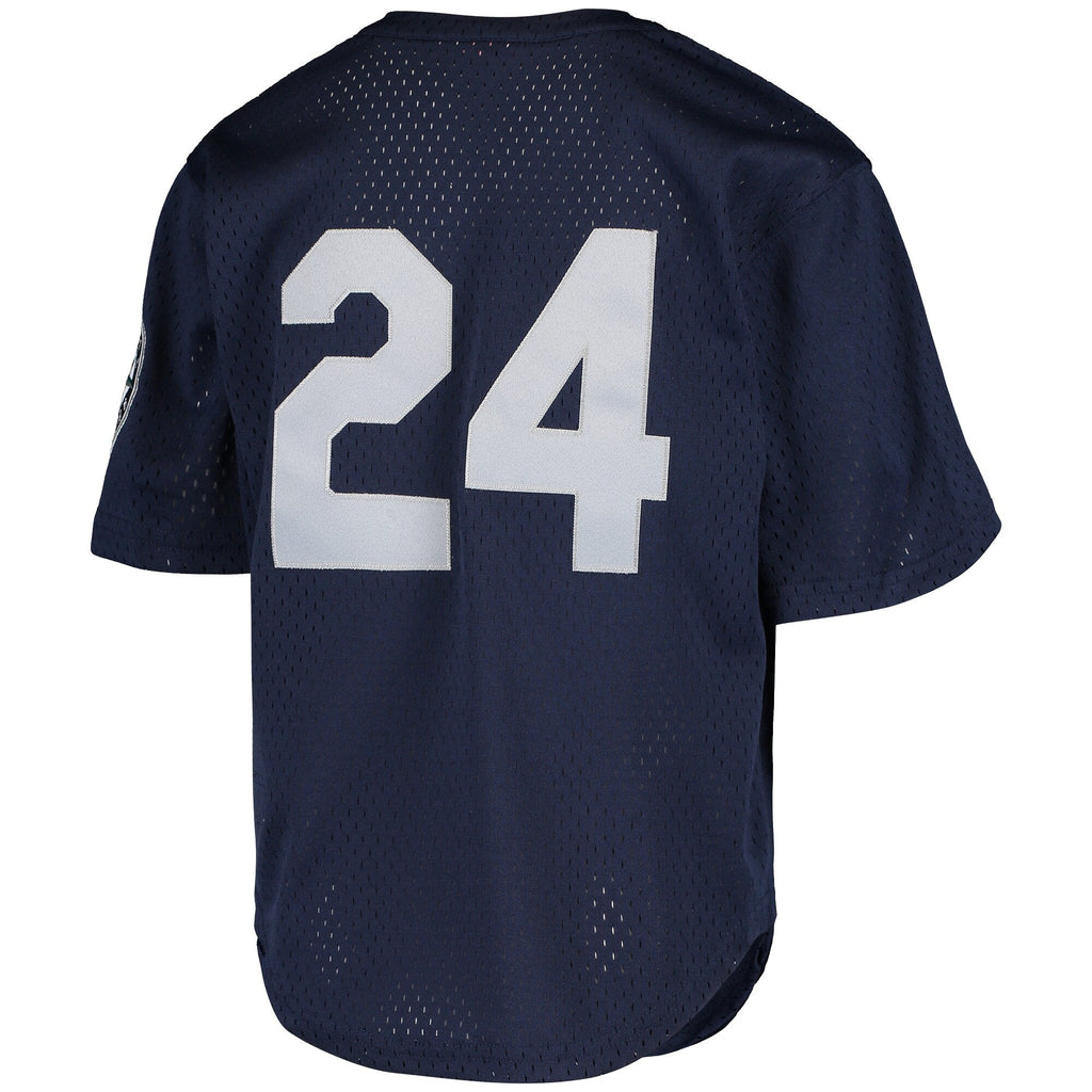 Youth Seattle Mariners Ken Griffey Jr Mitchell And Ness Navy Cooperstown Collection Mesh Batting Practice Jersey Official Team Jersey Sports Fan
