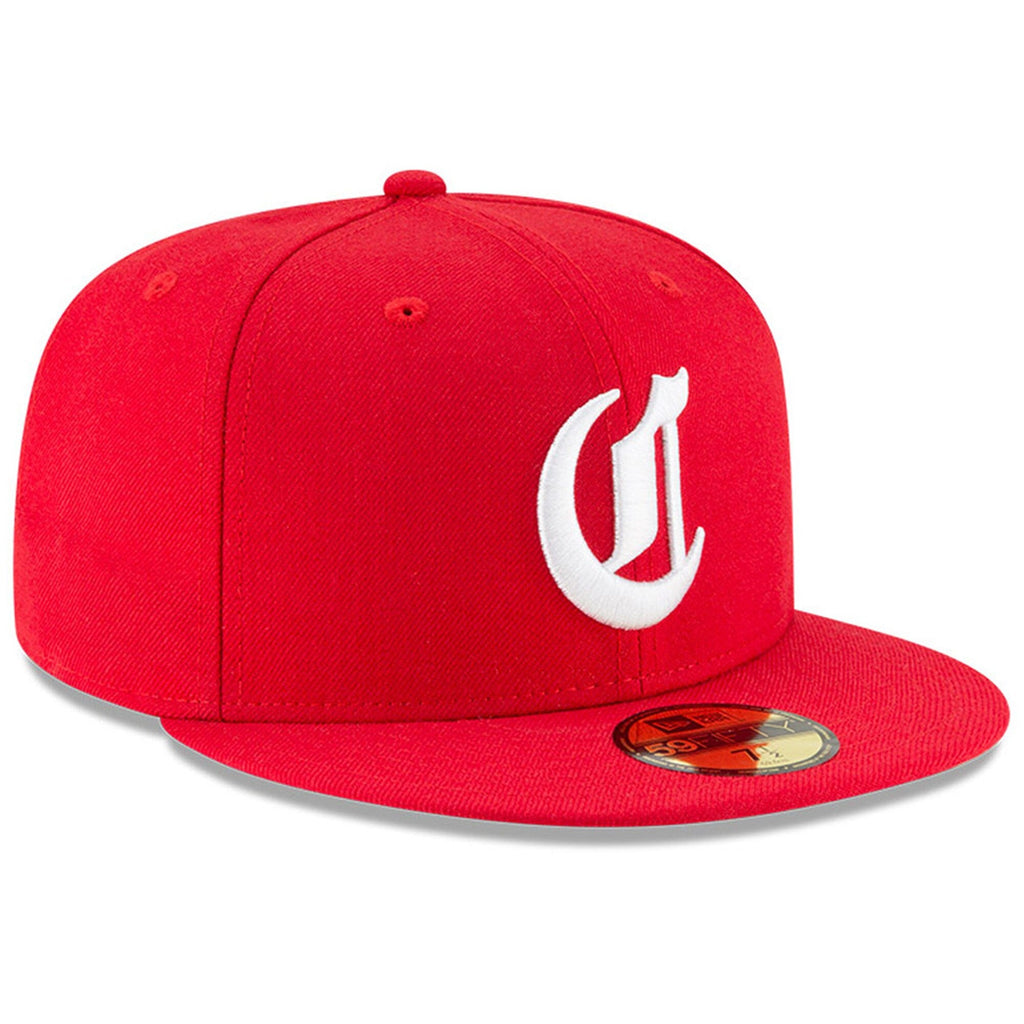 Men s Cincinnati Reds New Era Red Cooperstown Collection 1869 59FIFTY Fitted Hat Official Team Hat Sports Fan Cap Official MLB Team Hat Baseball Fan