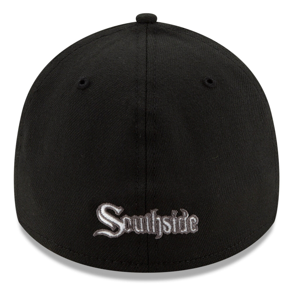 Men s Chicago White Sox New Era Black City Connect 39THIRTY Flex Hat Official Team Hat Sports Fan Cap Official MLB Team Hat Baseball Fan Cap