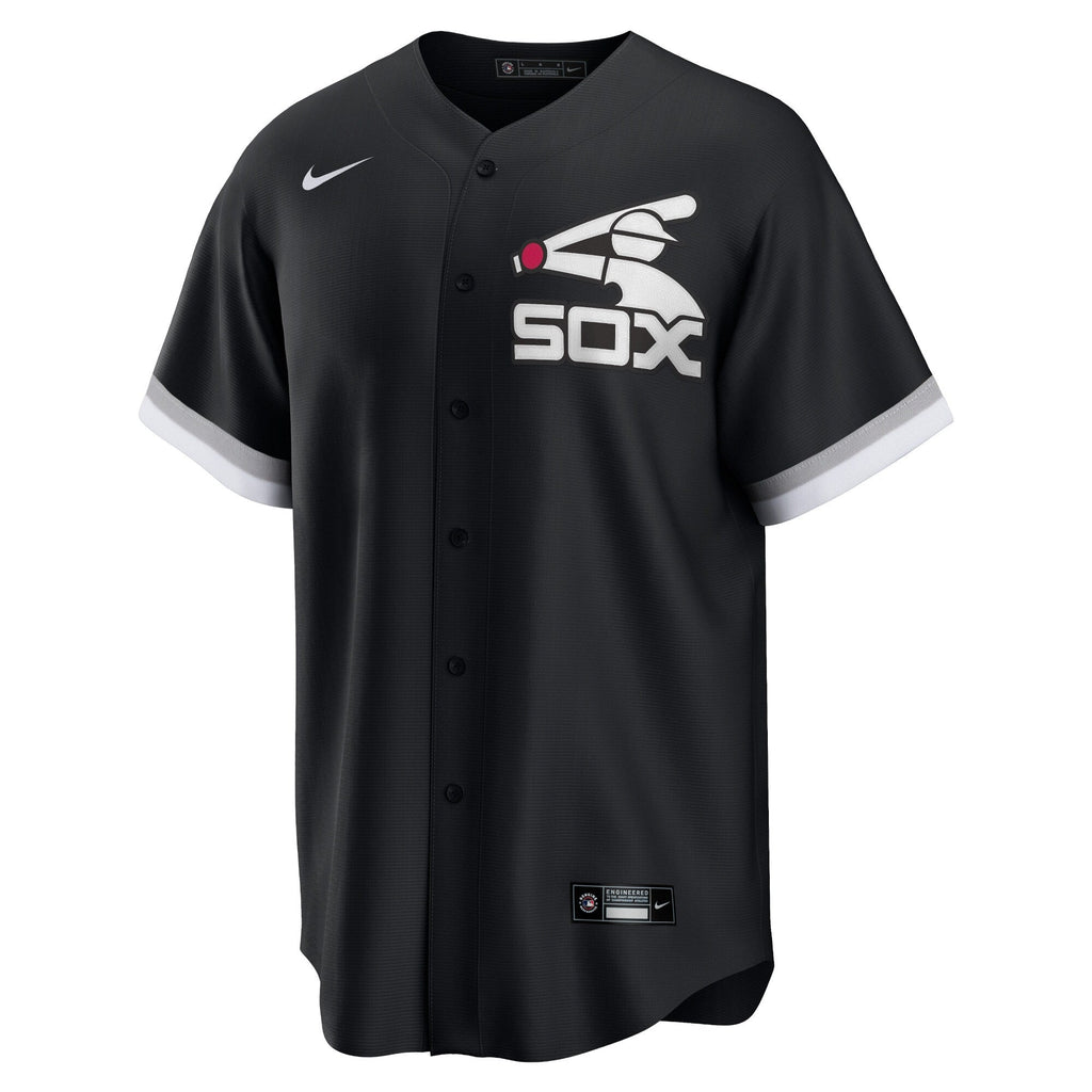 Men s Chicago White Sox Nike Batterman Replica Team Jersey - Black Official Team Jersey Sports Fan Apparel Official MLB Team Jersey Baseball Fan