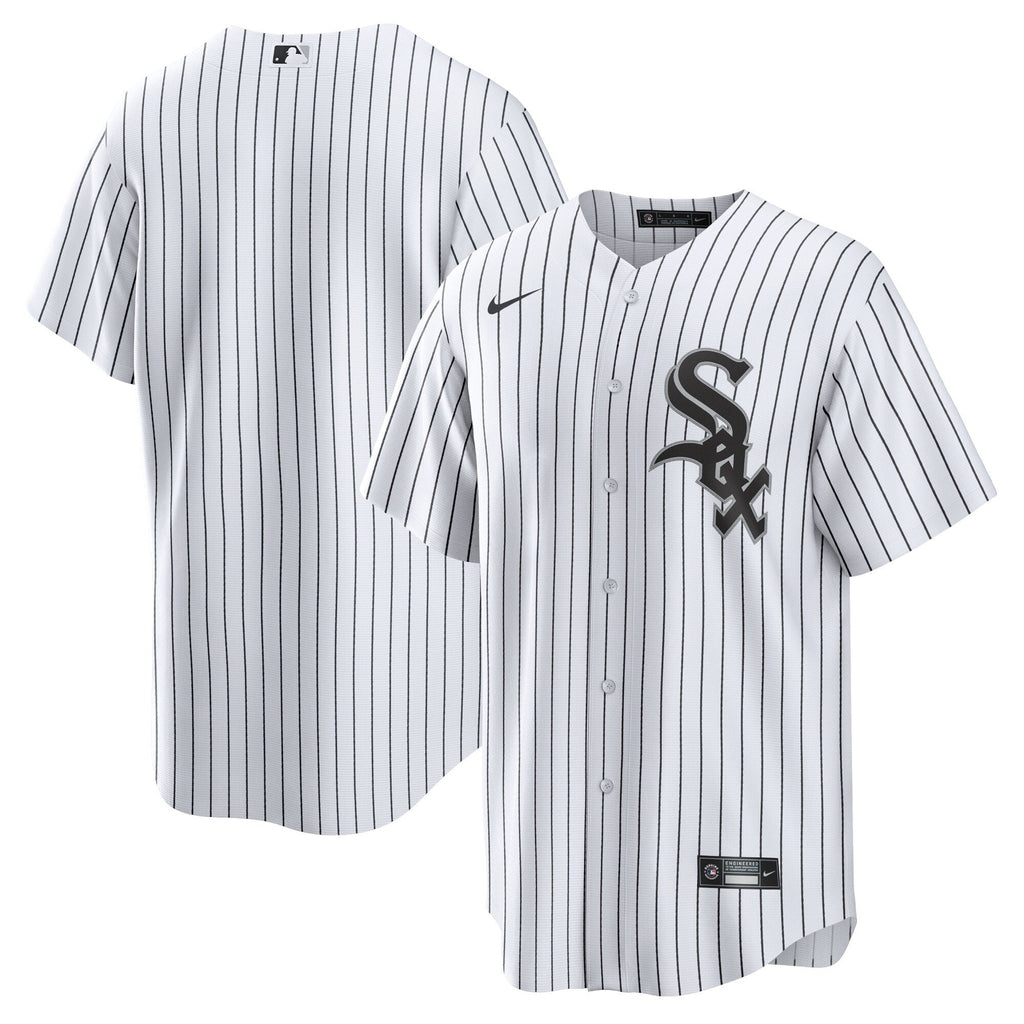 NIKE Men s Chicago White Sox White Home Blank Replica Jersey Official Team Jersey Sports Fan Apparel Official MLB Team Jersey Baseball Fan Apparel