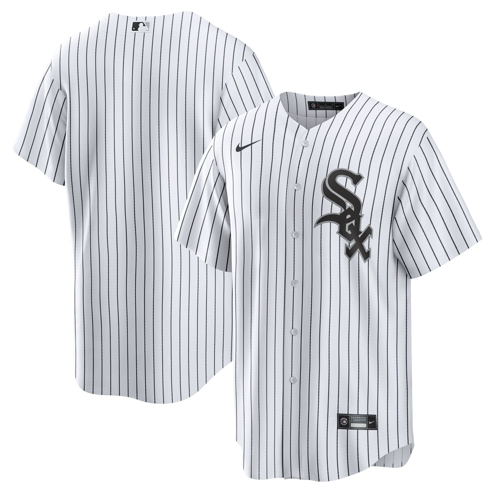 NIKE Men s Chicago White Sox White Home Blank Replica Jersey Official Team Jersey Sports Fan Apparel Official MLB Team Jersey Baseball Fan Apparel