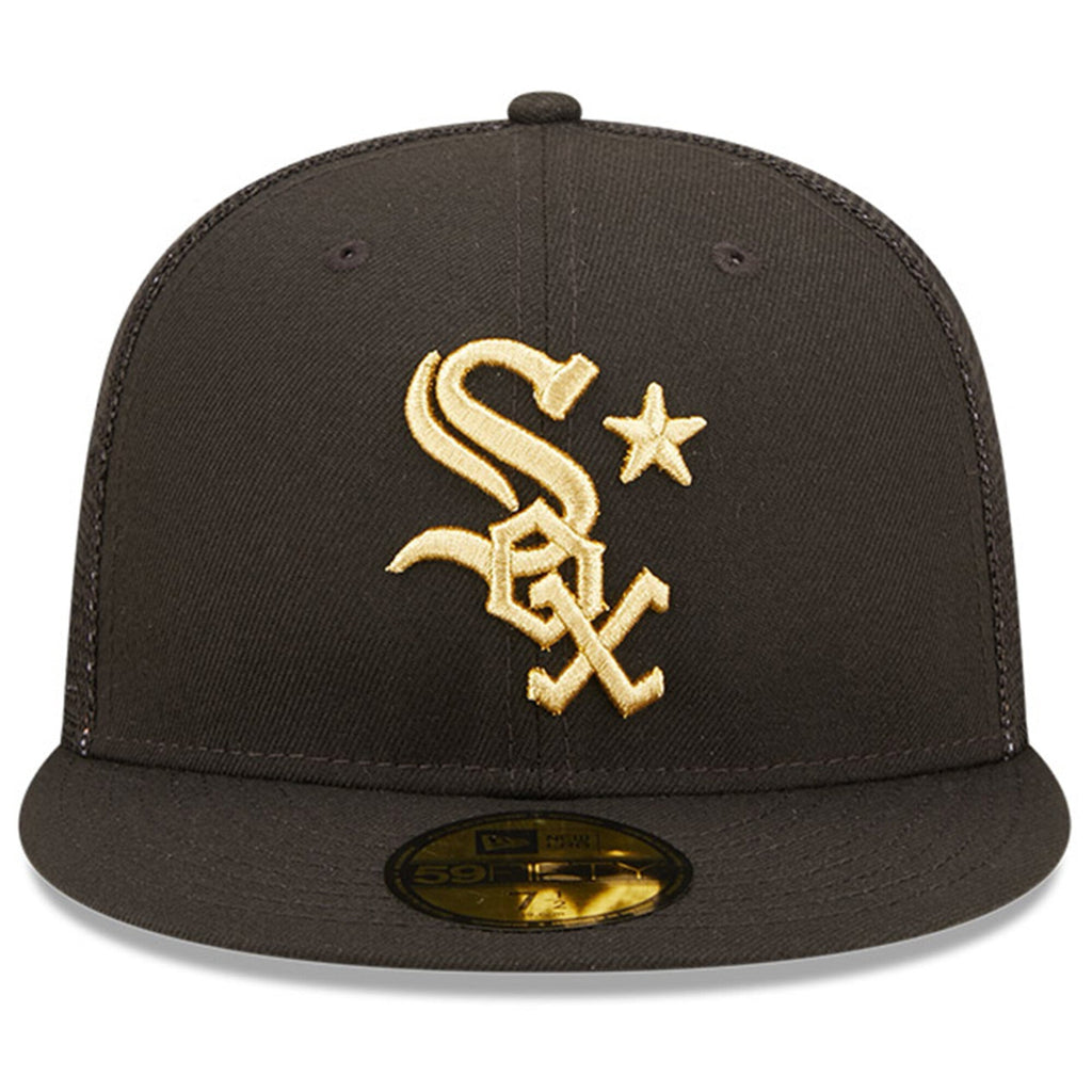 Men s Chicago White Sox New Era Black 2022 MLB All-Star Game On-Field 59FIFTY Fitted Hat Official Team Hat Sports Fan Cap Official MLB Team Hat