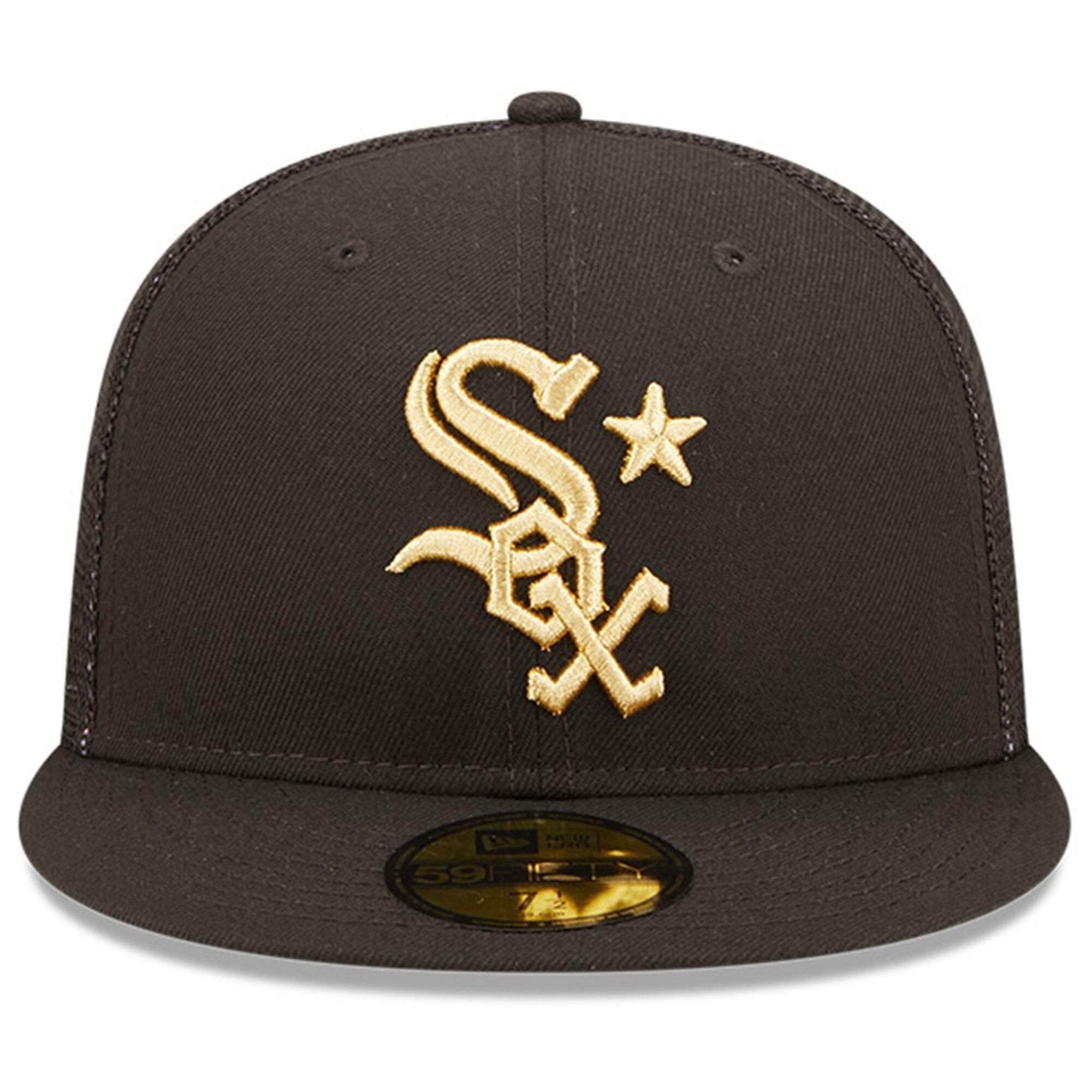 Men s Chicago White Sox New Era Black 2022 MLB All-Star Game On-Field 59FIFTY Fitted Hat Official Team Hat Sports Fan Cap Official MLB Team Hat