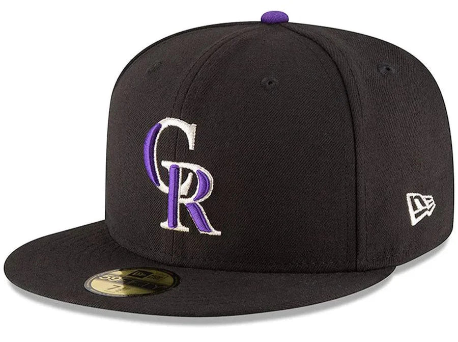 New Era MLB Colorado Rockies Game Authentic Collection On Field 59Fifty Fitted Hat Official Team Hat Sports Fan Cap Official MLB Team Hat Baseball