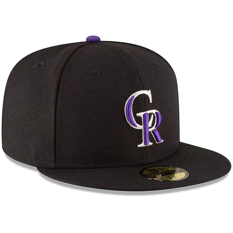 New Era MLB Colorado Rockies Game Authentic Collection On Field 59Fifty Fitted Hat Official Team Hat Sports Fan Cap Official MLB Team Hat Baseball